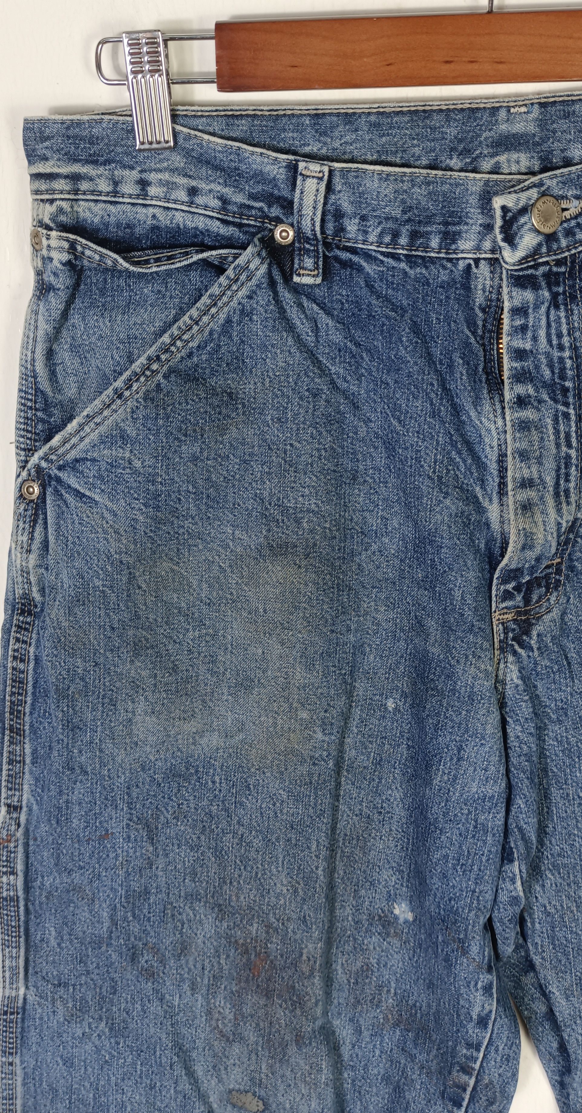 Japanese Brand × Wrangler Wrangler Carpenter Workwear Jeans Size US 32 / EU 48 - 3 Thumbnail