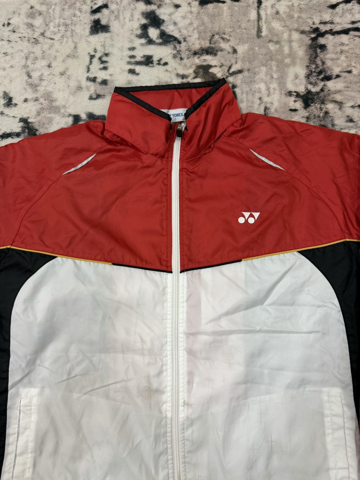 Japanese Brand Vintage 90s Yonex Double Breasted Hidden Hoodie Windbreaker Size US XL / EU 56 / 4 - 4 Thumbnail