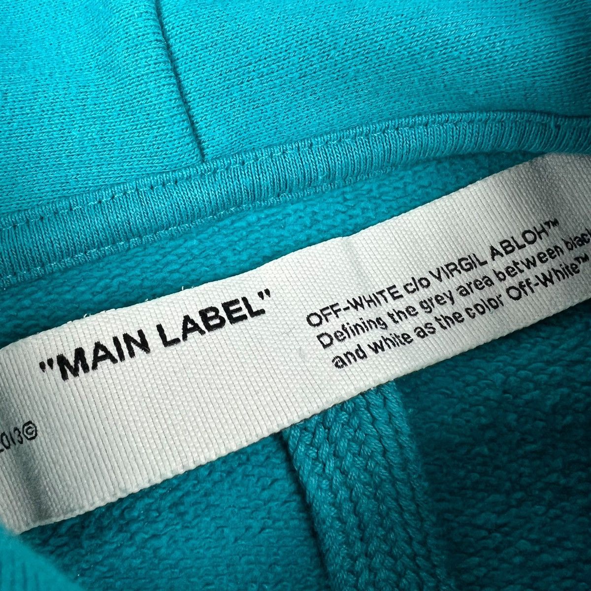 Off-White Off-White Spring Summer 20 Teal Hoodie Size US S / EU 44-46 / 1 - 4 Thumbnail