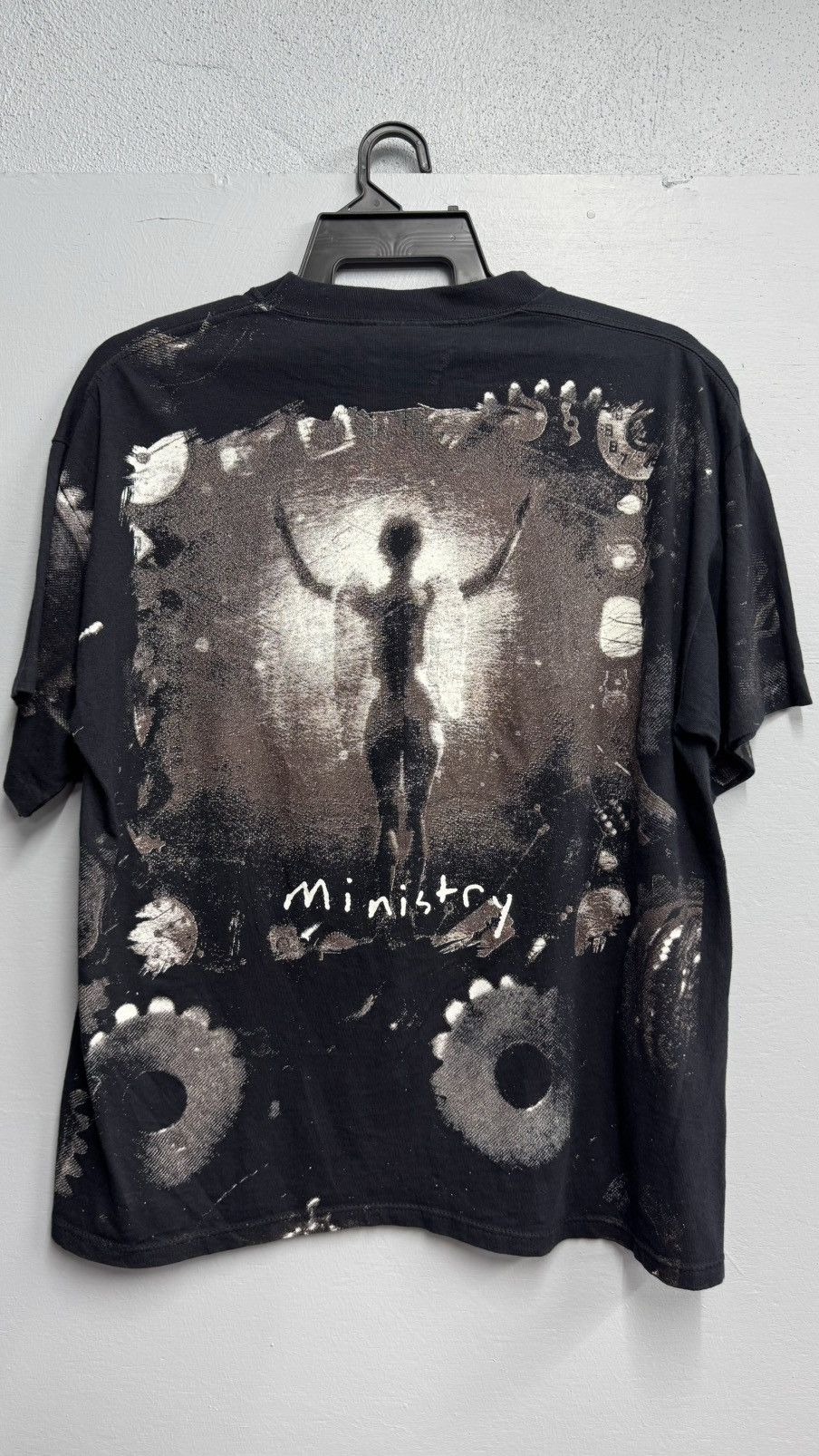 Band Tees × Vintage Vintage 90s Ministry Size US XL / EU 56 / 4 - 2 Thumbnail