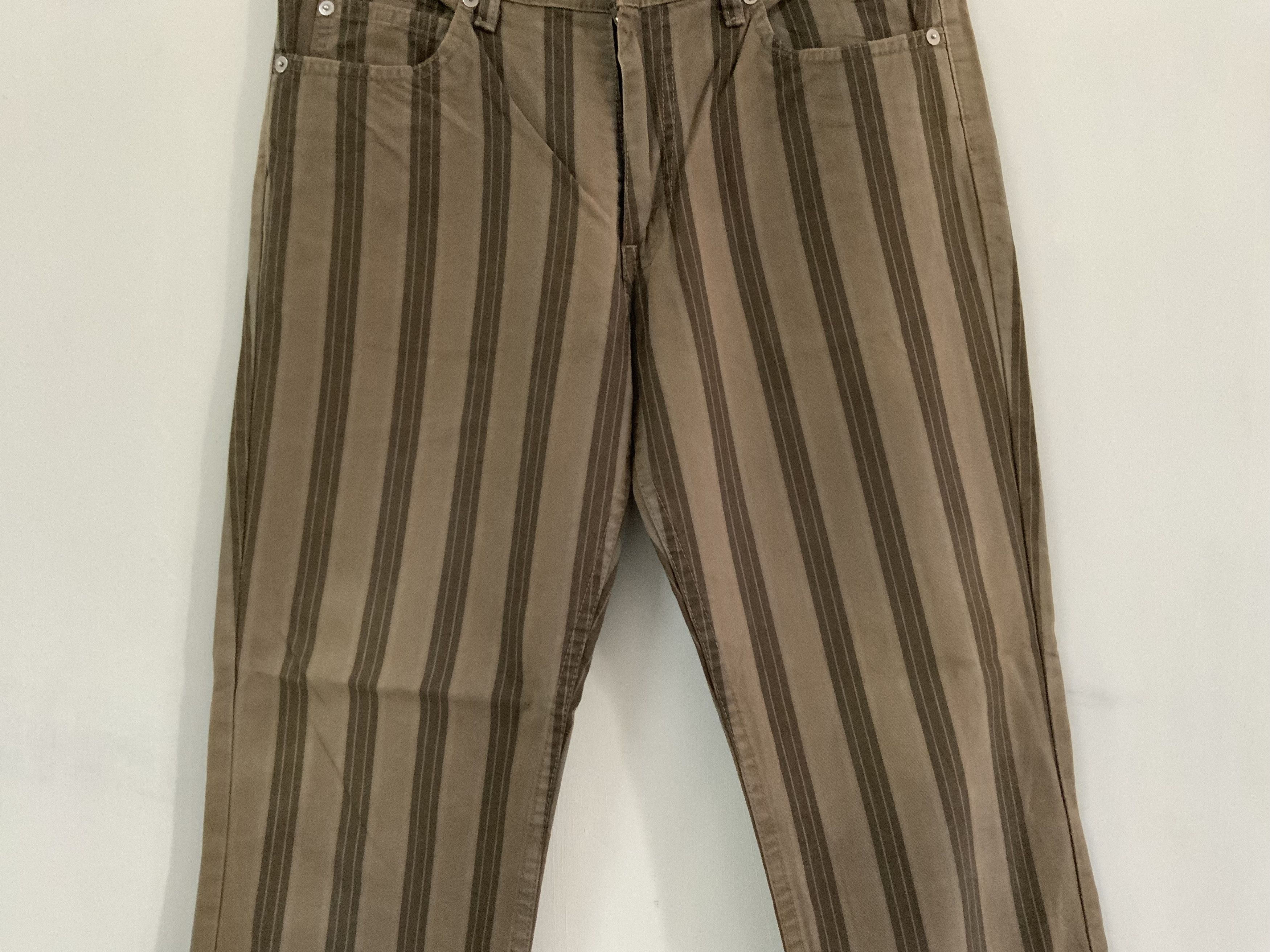 Japanese Brand Levi’s Striped Japan Made Avant Garde Pant Size US 30 / EU 46 - 4 Thumbnail