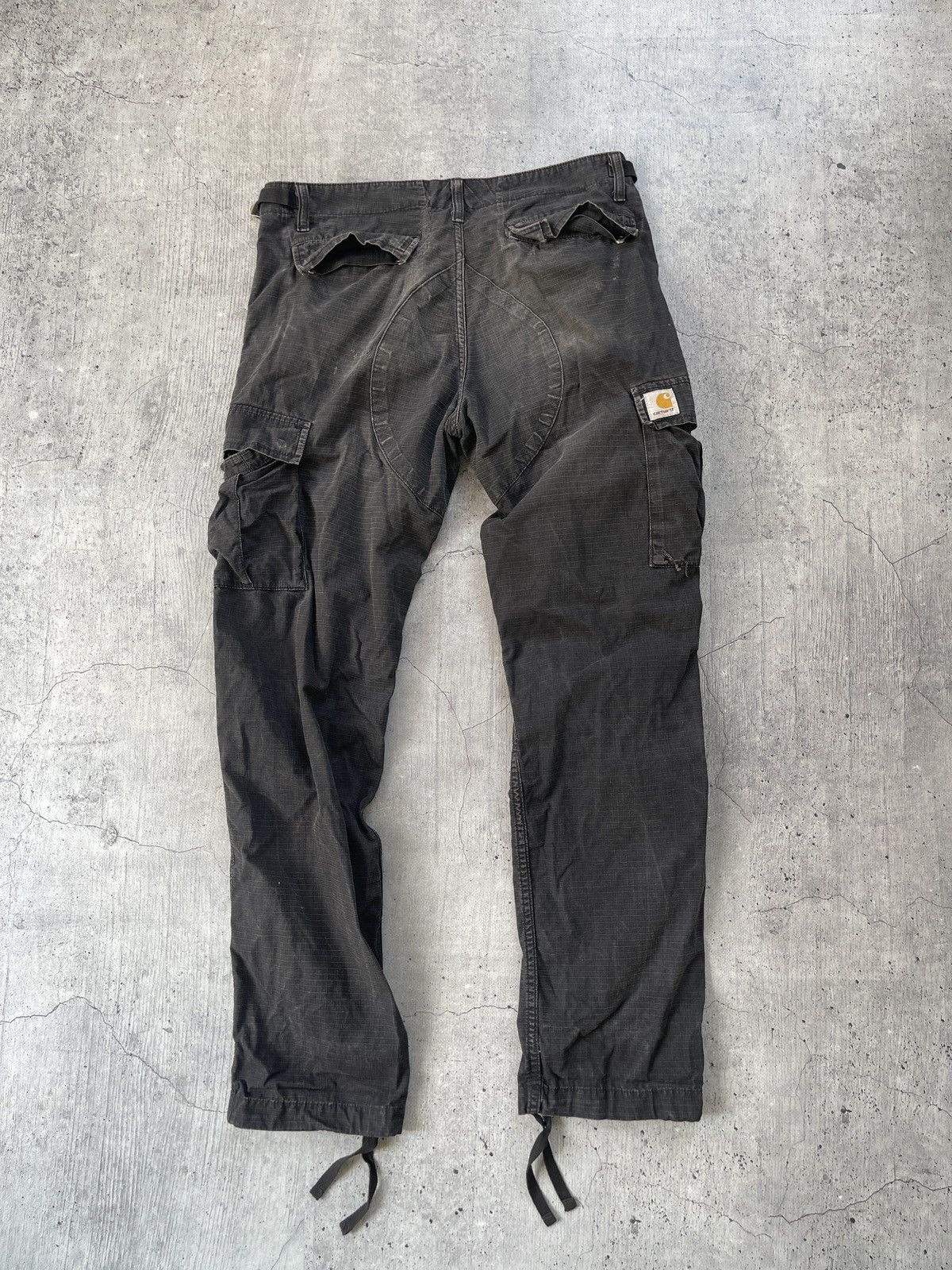 Carhartt × Vintage Vintage Cargo Carhartt Pants Wip Baggy Fit Y2K Opium Size US 31 - 10 Thumbnail