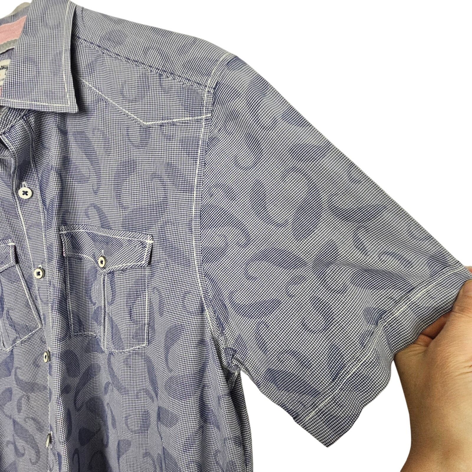 Tommy Bahama Tommy Bahama Island Mens Paisley Print Western Shirt Sz L Size US L / EU 52-54 / 3 - 4 Thumbnail