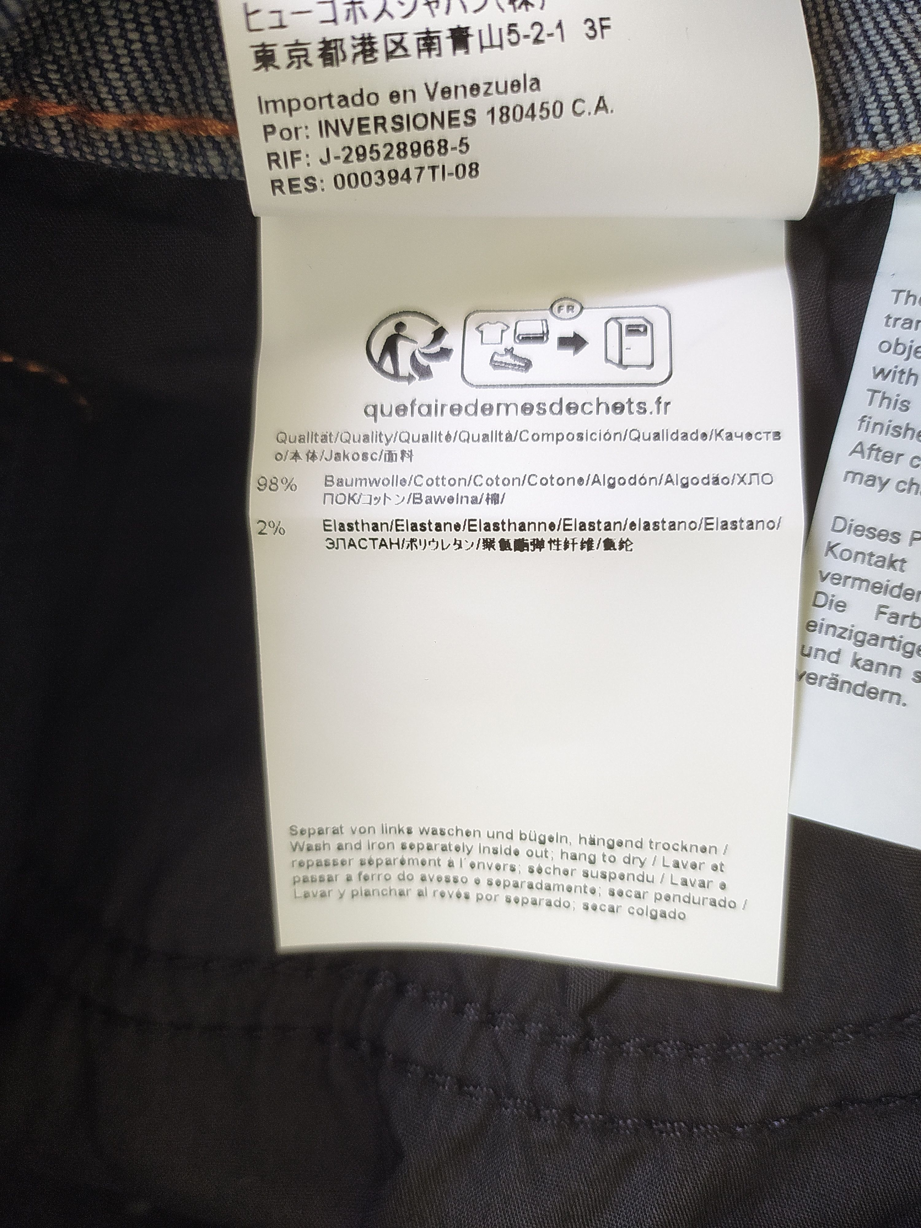 Hugo Boss HUGO BOSS Onyx Slim Taper fit Jeans Free Shipping T/6040 Size US 32 / EU 48 - 5 Thumbnail