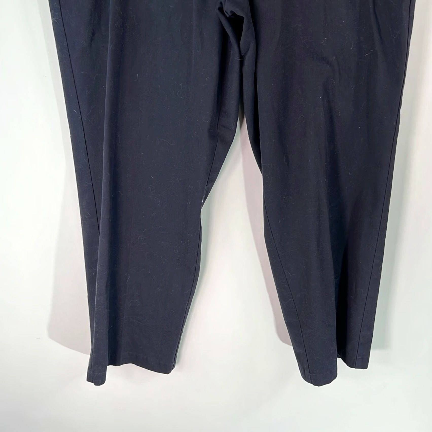 Dockers DOCKERS Mens Flat Front Relaxed Mid Rise Casual Black Dress Pants 36X30 Size US 36 / EU 52 - 6 Thumbnail
