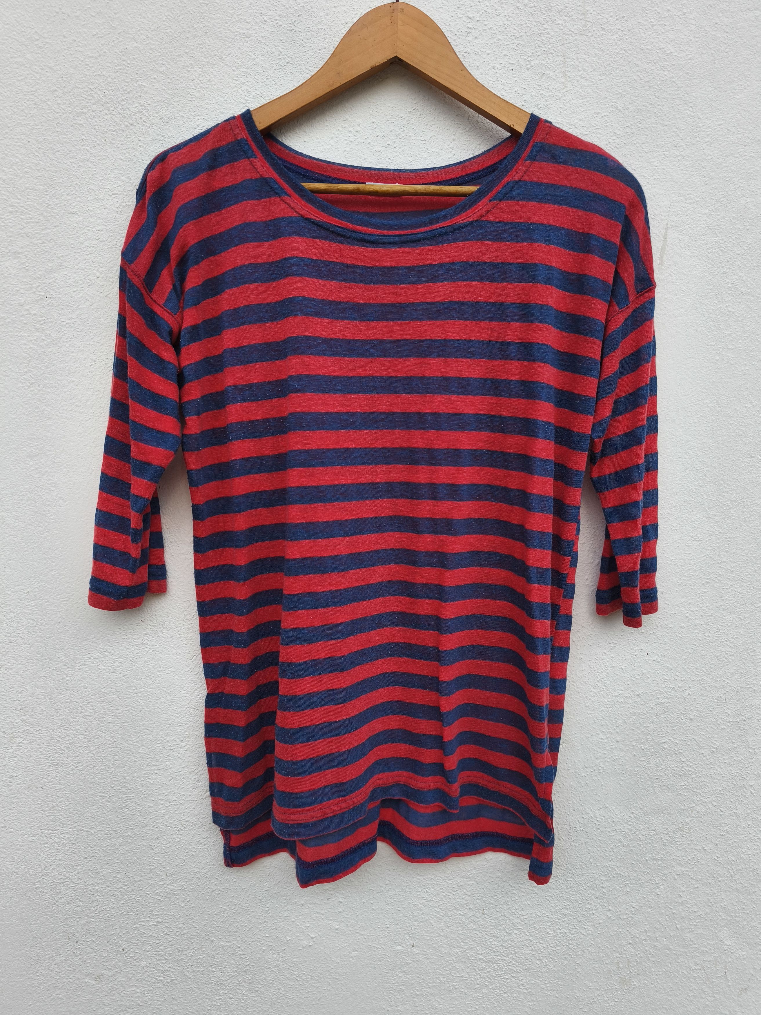 Tsumori Chisato Tsumori Chisato long sleeve stripes tees Size L / US 10 / IT 46 - 2 Thumbnail
