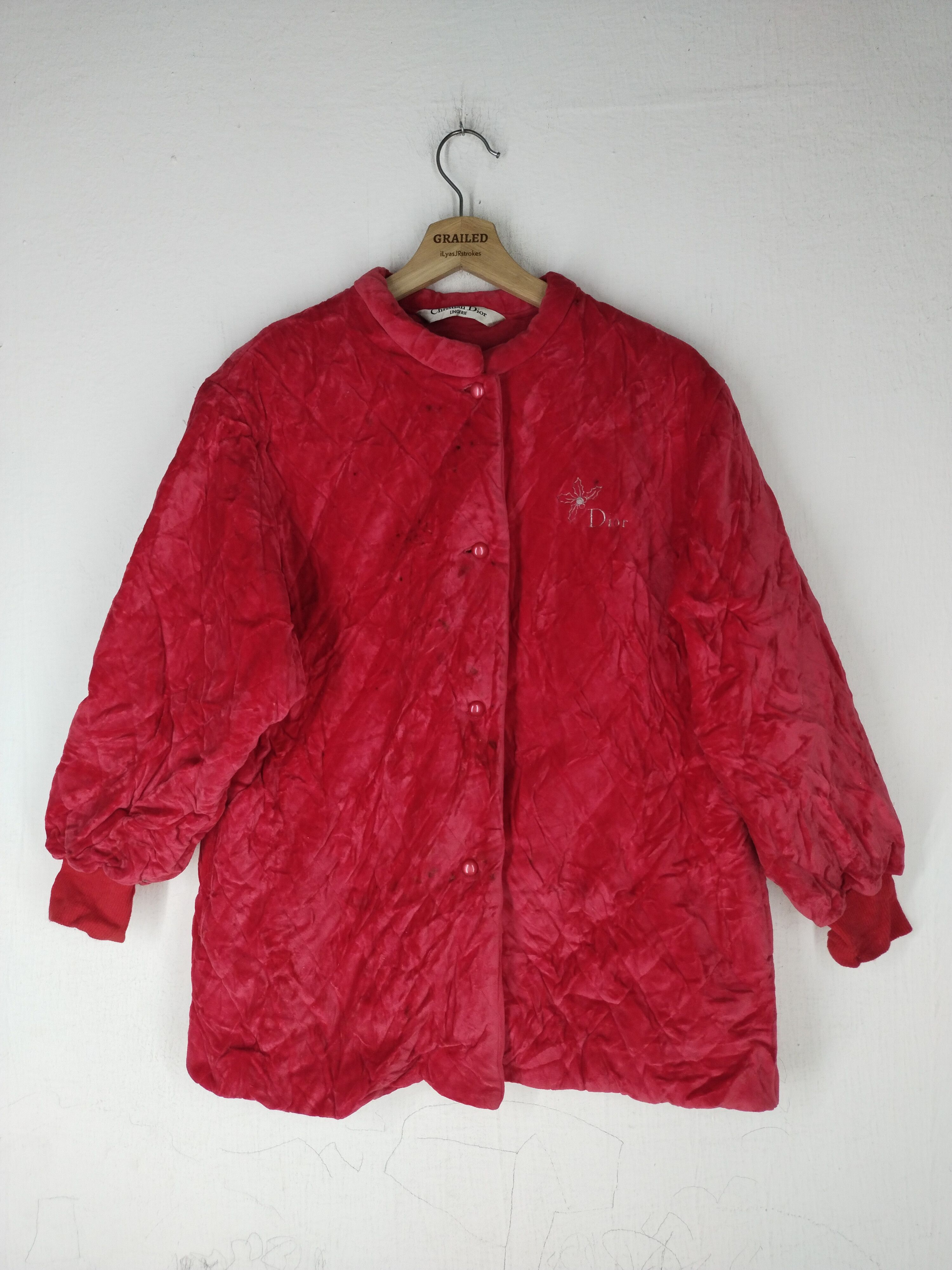 Christian Dior Monsieur Vintage Christian Dior Lingerie Luxury Women Coat Jacket Size M / US 6-8 / IT 42-44 - 1 Thumbnail