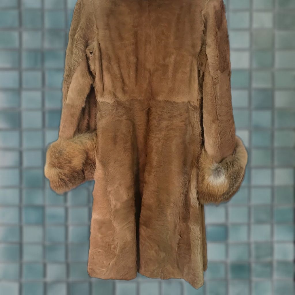 Vintage VINTAGE VTG Womens Horsehide Red Fox Cuffed Sleeve Brown Winter Jacket Coat Size 12 Size XL / US 12-14 / IT 48-50 - 1 Thumbnail
