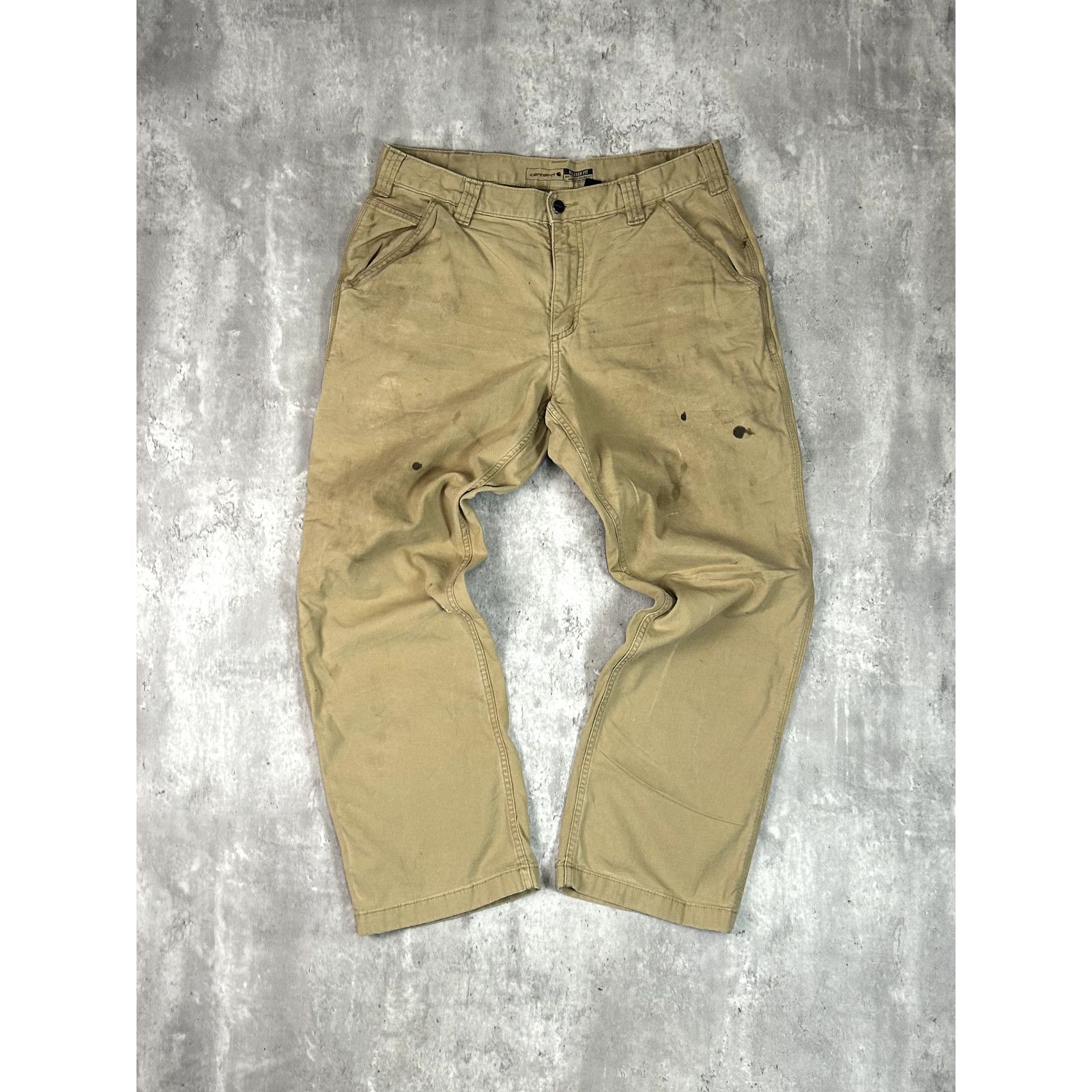 Carhartt Carhartt Relaxed Fit Canvas Workwear Five Pocket Pants Sz 34 Size US 34 / EU 50 - 1 Thumbnail