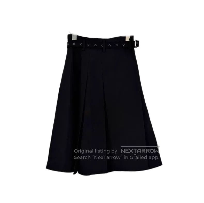 Dior Dior Black wool Mahai wool skirt Size 24" / US 00 / IT 34 - 1 Thumbnail