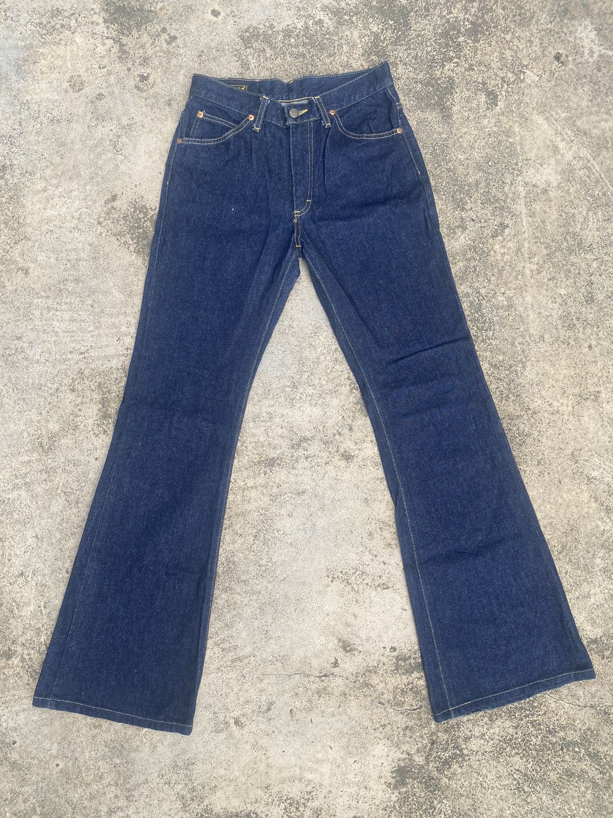 Japanese Brand × Lee × Vintage Flare Jeans Lee Sanforized Shrunk Bootcut Size US 29 - 3 Thumbnail