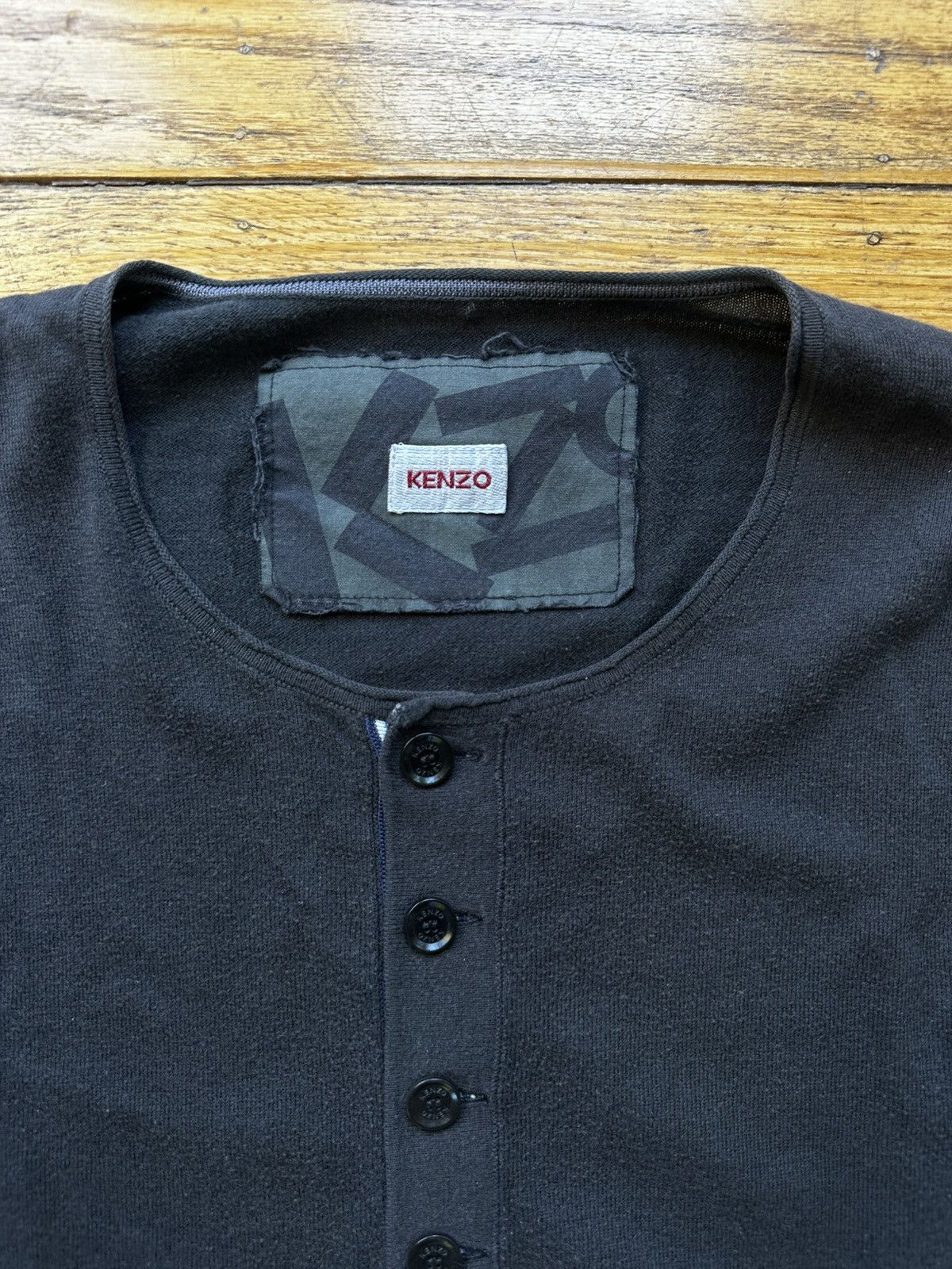 Kenzo Kenzo Henley Longsleeve Top Size US L / EU 52-54 / 3 - 2 Thumbnail