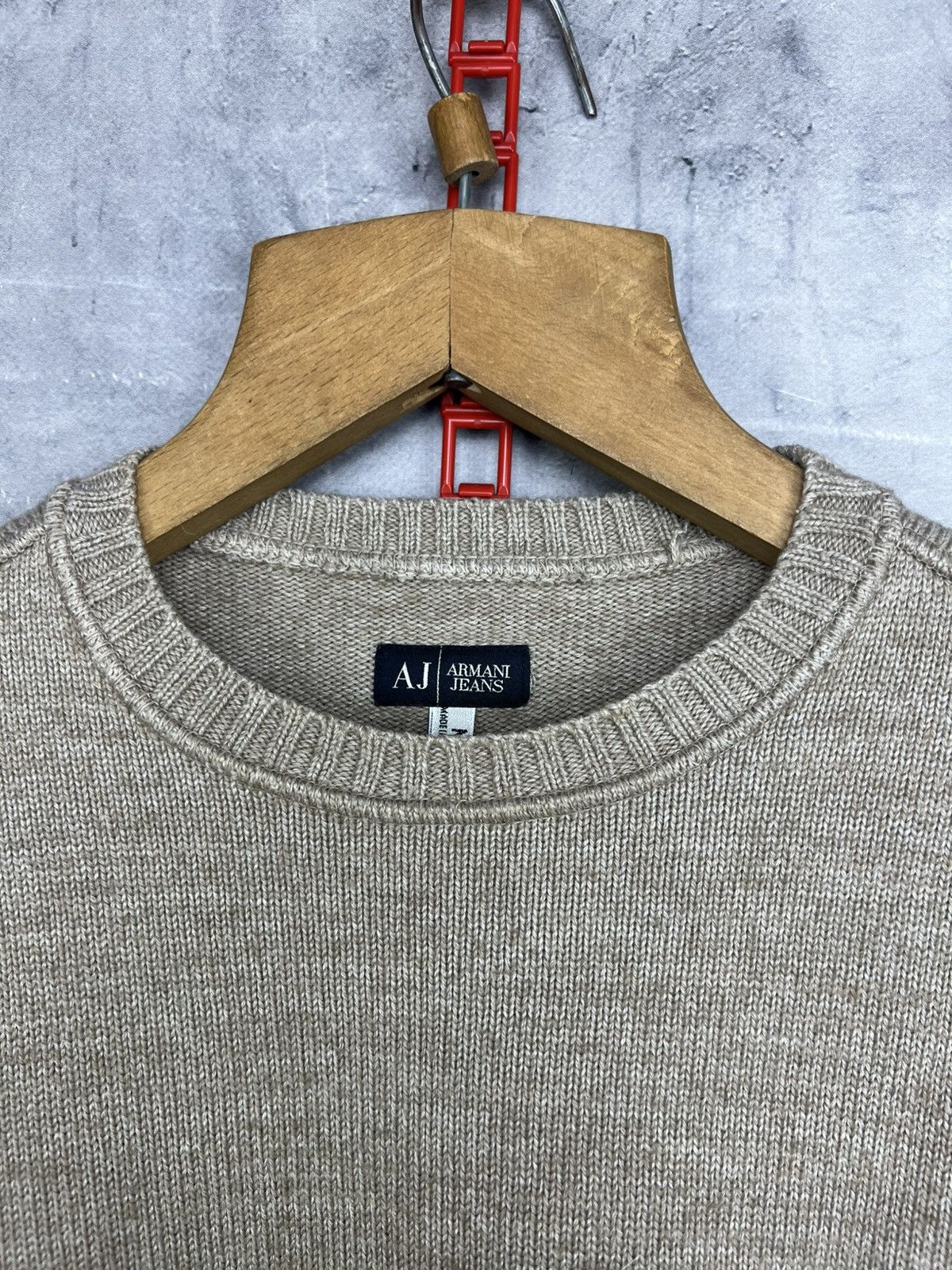 Emporio Armani Vintage Emporio Armani Beige Wool Men’s Sweater Size M Size US M / EU 48-50 / 2 - 10 Thumbnail