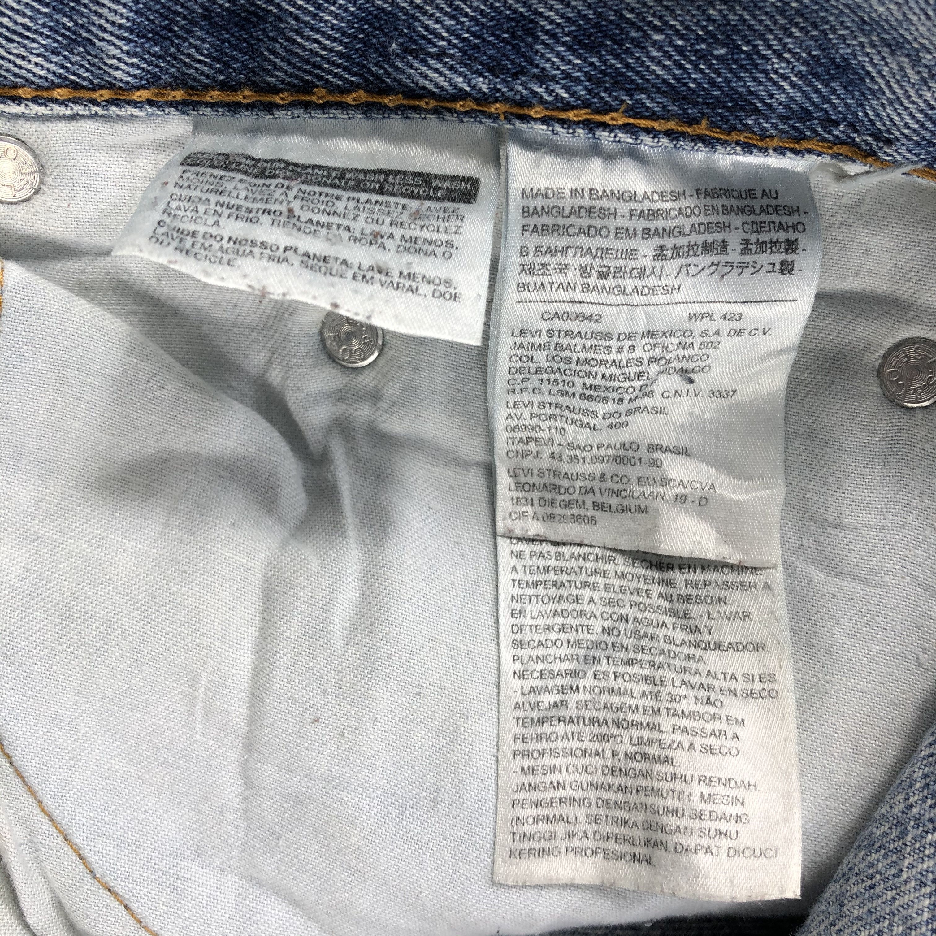 Levi's × Vintage Vintage Levis 550 Earth Tone Jeans-JM2125 Size US 43 - 12 Thumbnail