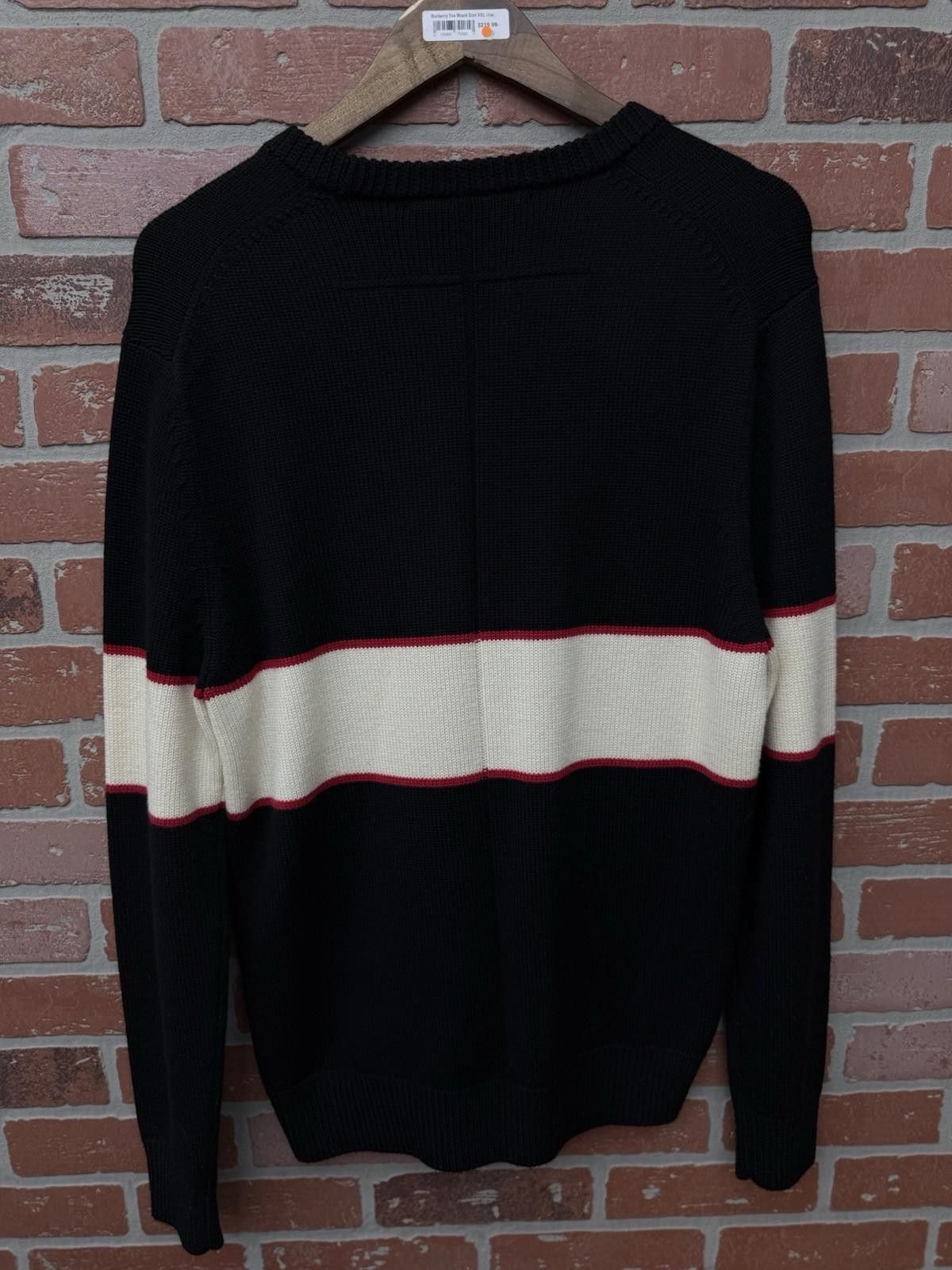 Givenchy Givenchy Red White and Black Knit Sweater Size Medium Men’s Size US M / EU 48-50 / 2 - 10 Thumbnail