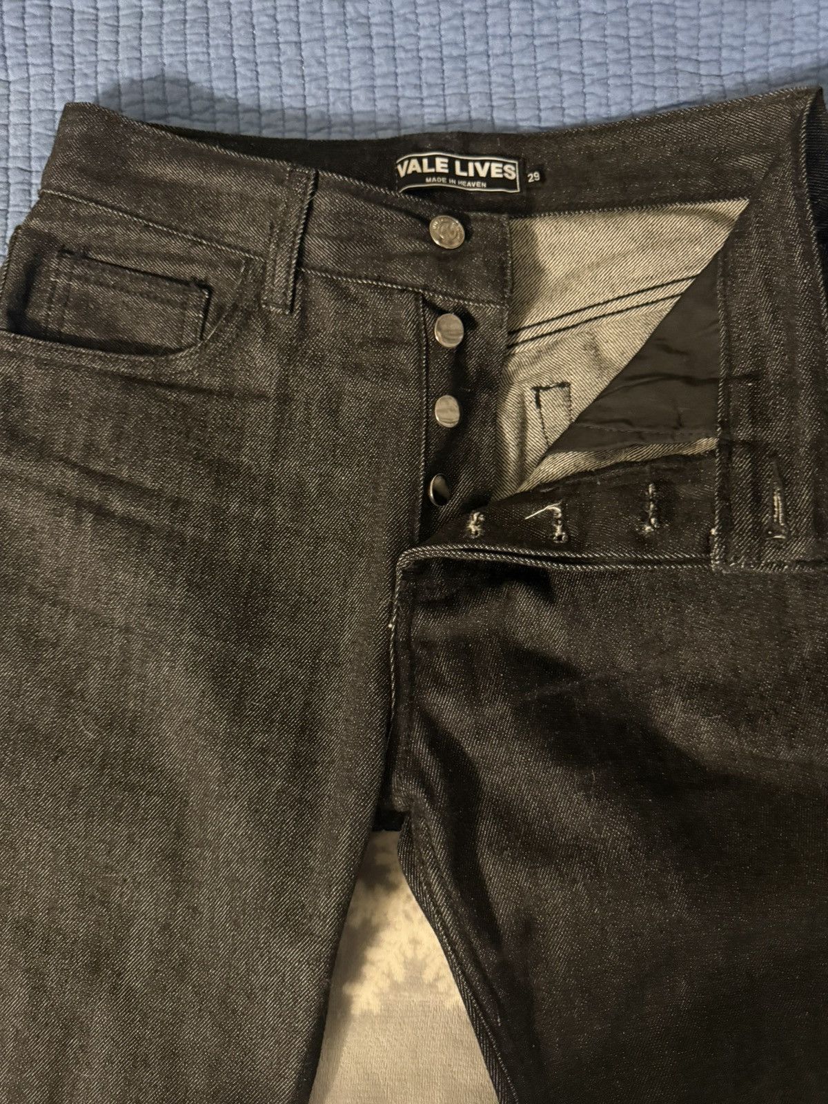 Vale Vale stacked denim jeans Size US 29 - 5 Thumbnail