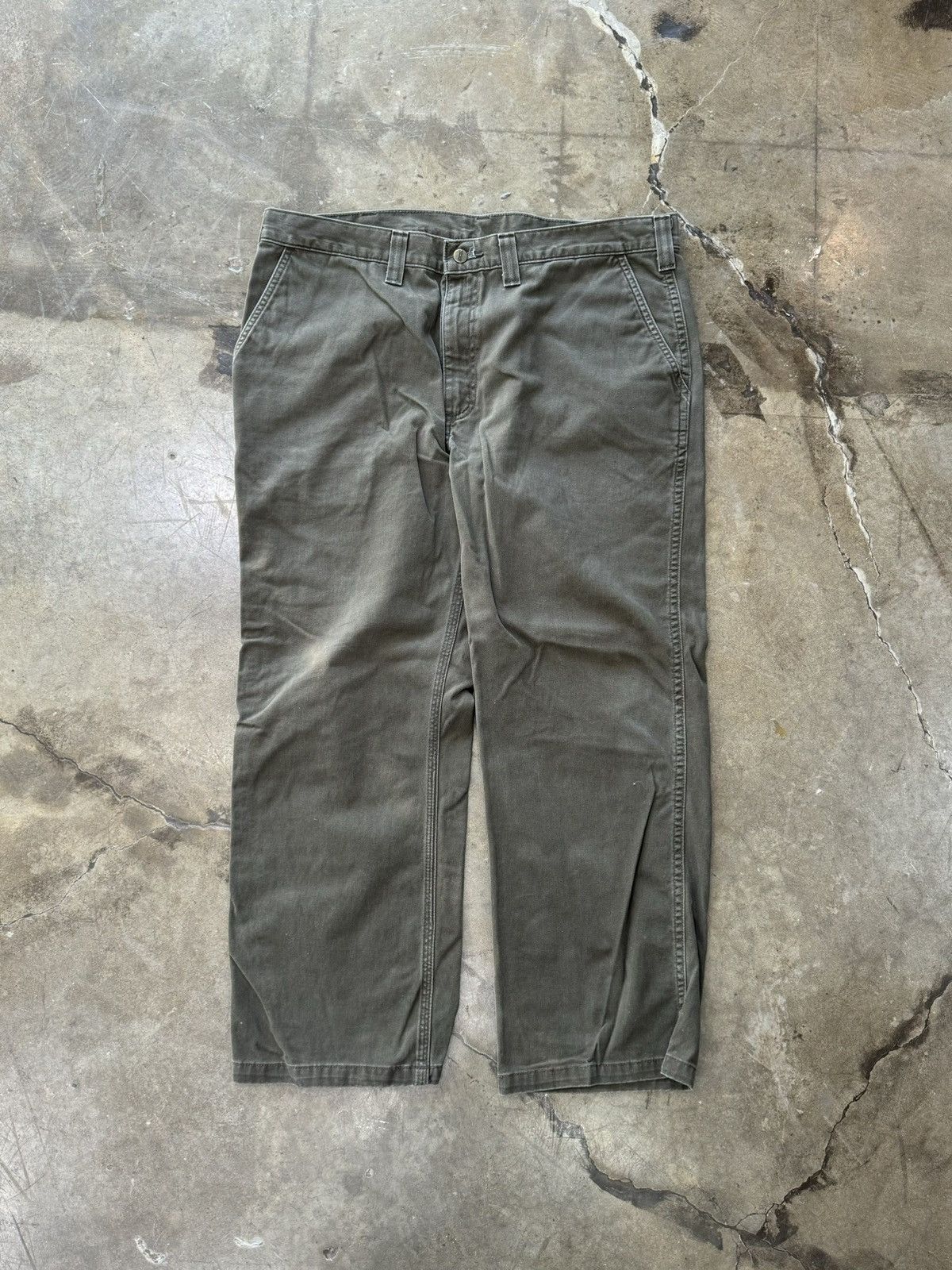 Carhartt Vintage Carhartt Side Pocket Pants Brown Sz. 40x30 Size US 40 / EU 56 - 5 Thumbnail