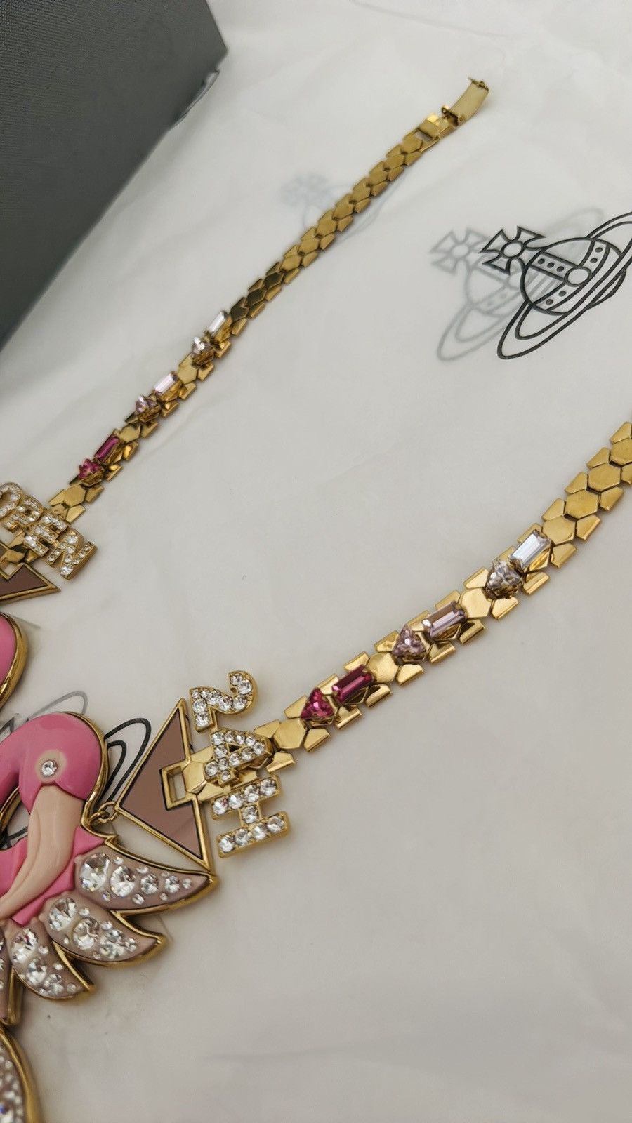 Vivienne Westwood Vivienne Westwood RARE NEW NECKLACE “OPEN 24H” SS16 Size ONE SIZE - 10 Thumbnail