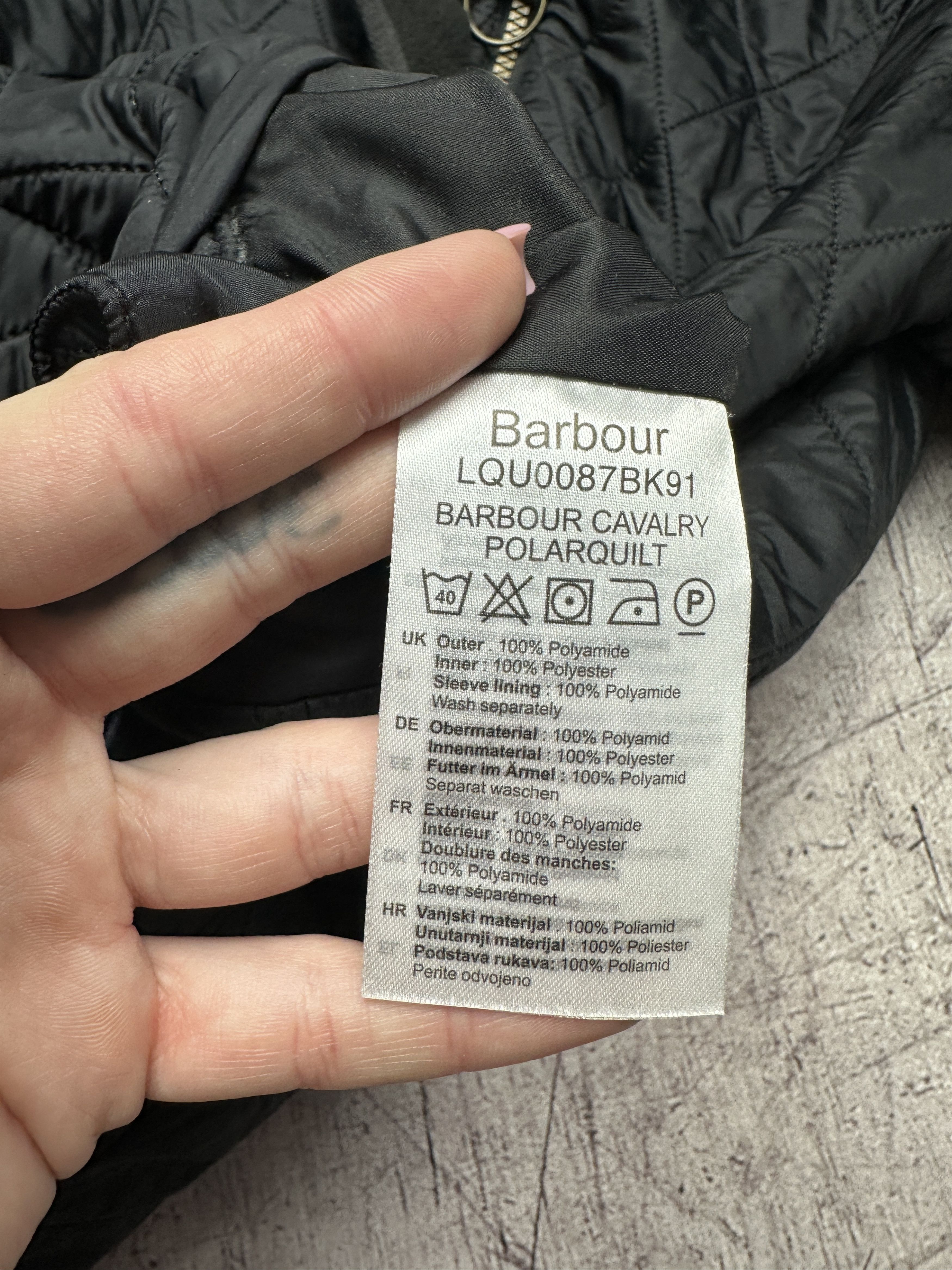 Barbour Barbour Vintage Womens Cavalry Polarquilt Quilted Jacket Size M / US 6-8 / IT 42-44 - 7 Thumbnail