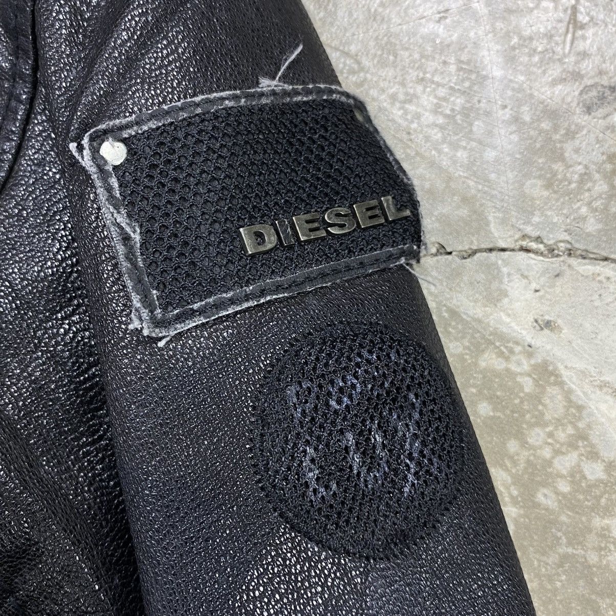 Diesel Goat Leather Biker Moto Jacket Size US L / EU 52-54 / 3 - 4 Thumbnail