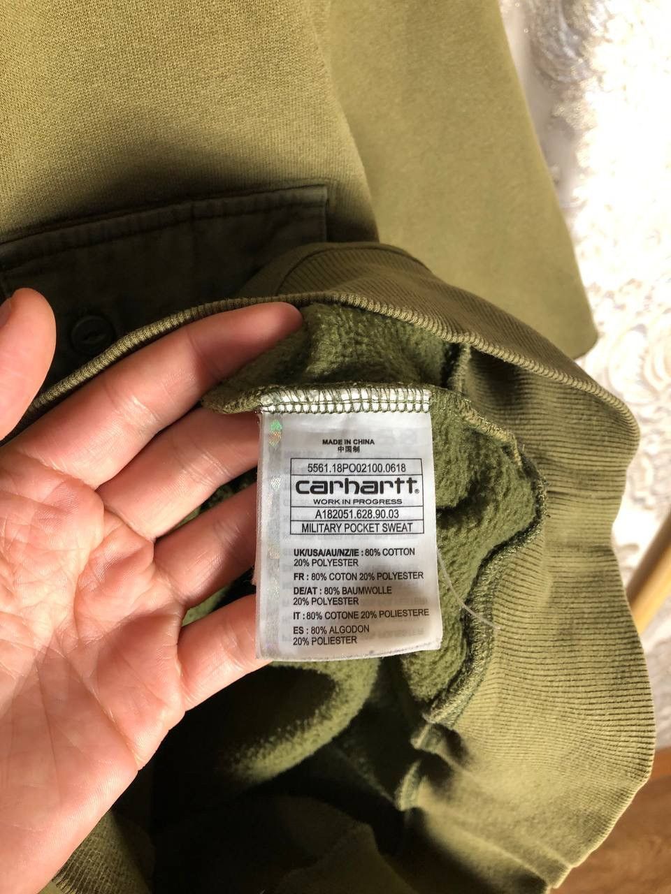 Carhartt Wip VINTAGE CARHARTT WIP MILITARY POCKET SWEAT DESIGNER Y2K 90s Size US M / EU 48-50 / 2 - 5 Thumbnail