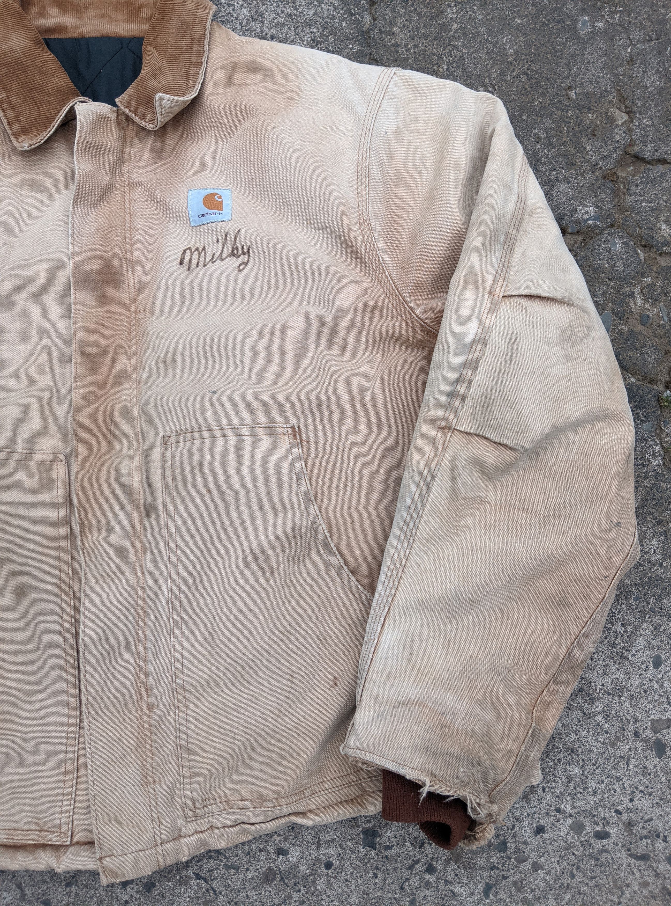 Carhartt Vintage 90s carhartt arctic detroit distressed sun fade erd Size US XL / EU 56 / 4 - 7 Thumbnail