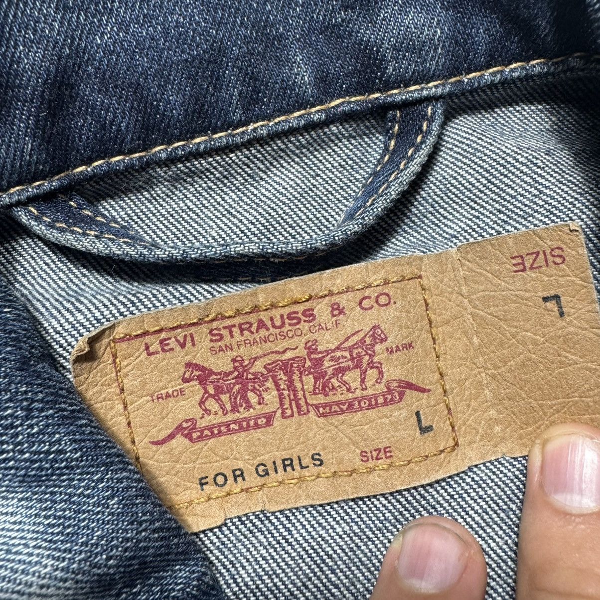 Levi's avant garde y2k gradient levis denim jacket rick owens style Size L / US 10 / IT 46 - 9 Thumbnail