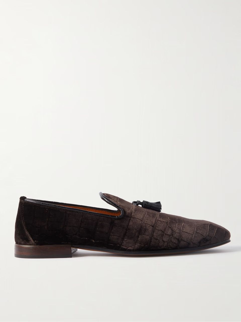 Tom Ford o1loc1c0824 Velvet Loafers in Dark Brown Size US 9 / EU 42 - 1 Thumbnail
