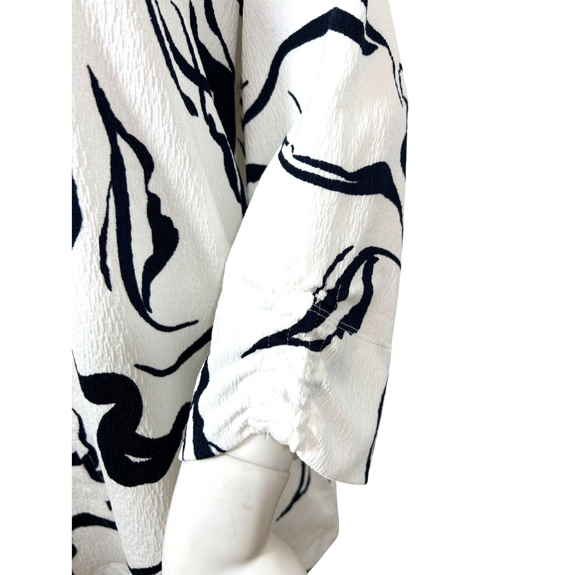 Other FDJ French Dressing Jeans Tunic Top XL White Navy Abstract P Size XL / US 12-14 / IT 48-50 - 6 Thumbnail