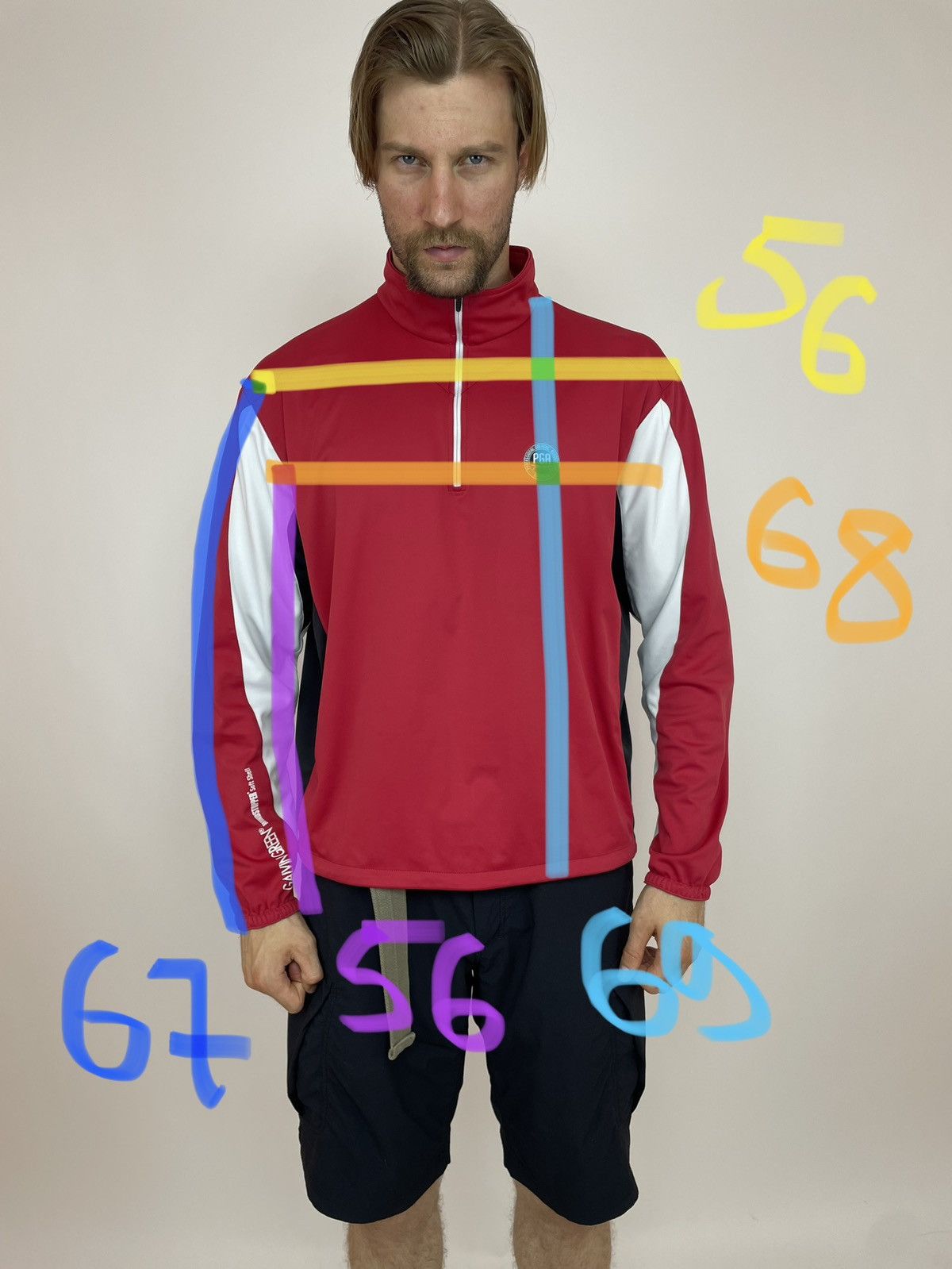 Other GALVIN GREEN Windstopper Soft Shell Half zip pullover Size US XXL / EU 58 / 5 - 19 Thumbnail