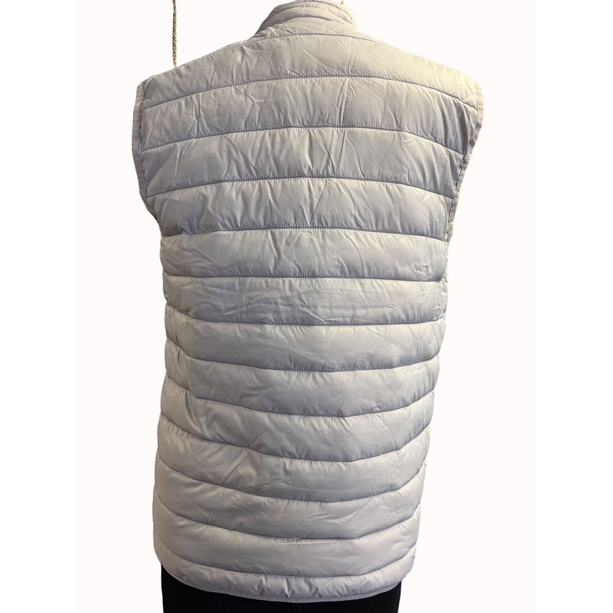 DKNY DKNY Women's Grey Lightweight Puffer Vest Size XS SKU 6302 Size XS / US 0-2 / IT 36-38 - 2 Thumbnail