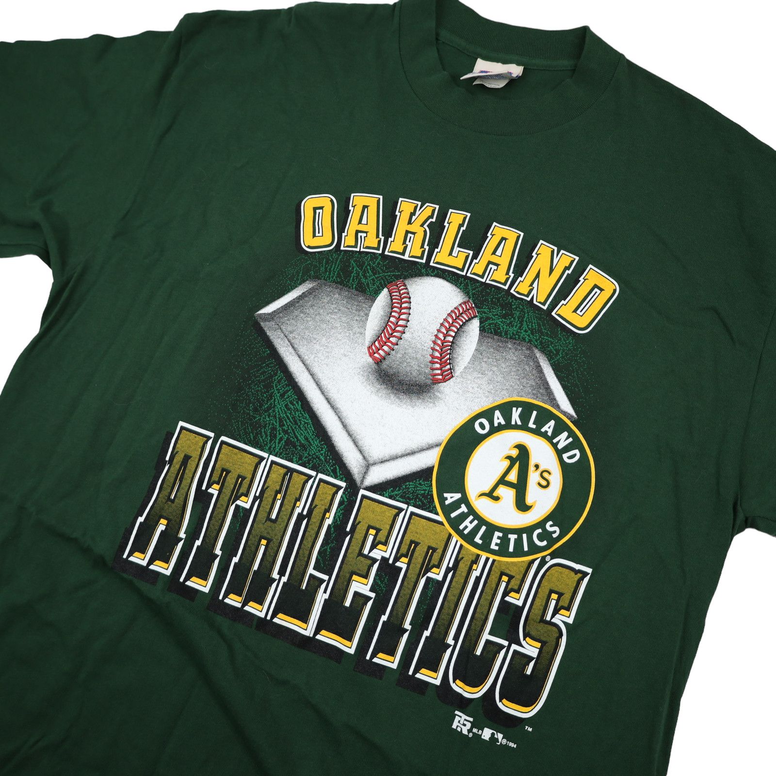 MLB × Vintage Vintage Oakland Athletics Graphic T Shirt Size US XL / EU 56 / 4 - 2 Thumbnail