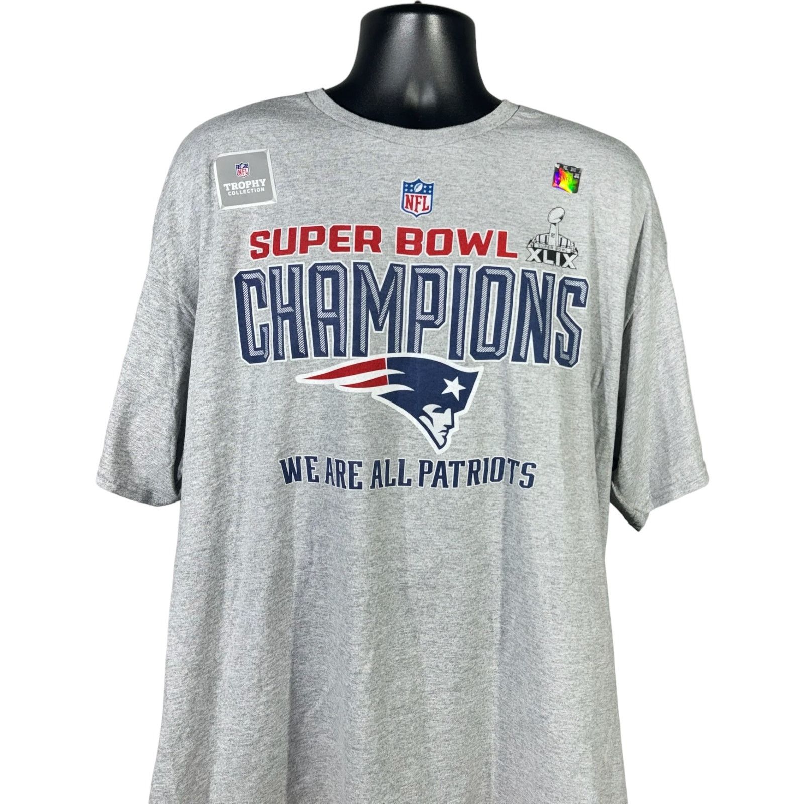 Delta NWT New England Patriots Super Bowl 49 Champions NFL Tee Size US XXL / EU 58 / 5 - 2 Thumbnail