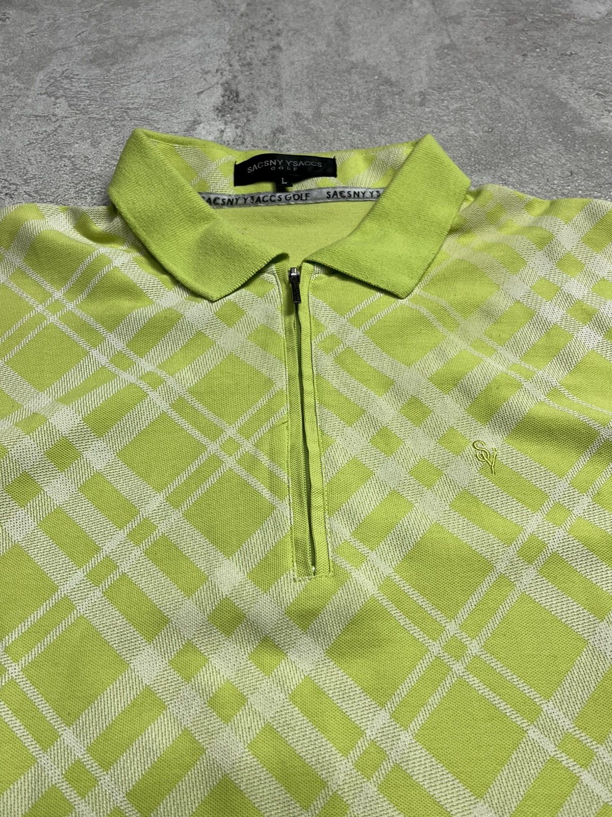 Yohji Yamamoto Sacsny Y'Saccs By Yohji Yamamoto Polo Golf Size US L / EU 52-54 / 3 - 3 Thumbnail