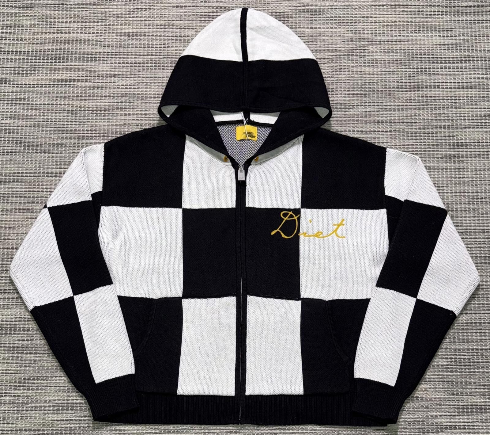 Other Diet Starts Monday Black Checkered Zip Size US L / EU 52-54 / 3 - 1 Thumbnail