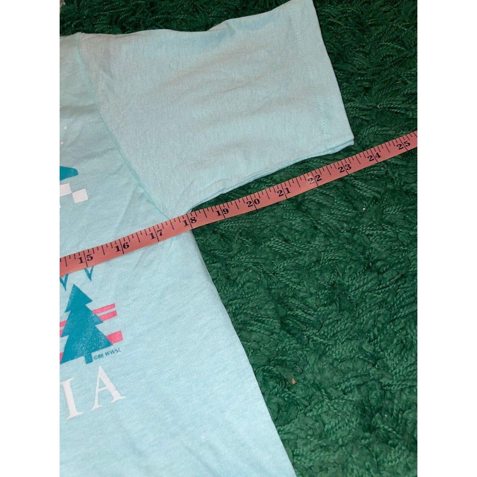 Jerzees Vintage Pennsylvania Blue Shirt Bear Nature Blue Tee 80s M Size US M / EU 48-50 / 2 - 11 Thumbnail