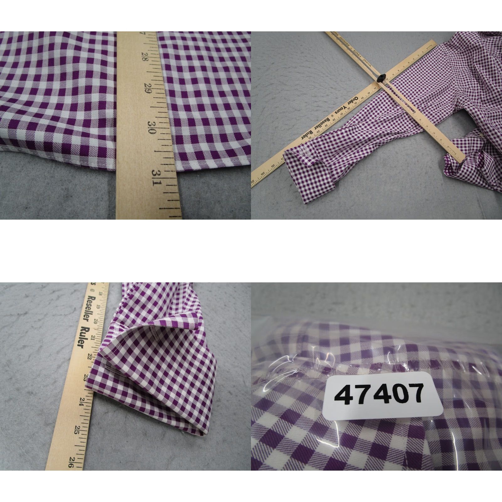 Charles Tyrwhitt Charles Tyrwhitt Shirt Mens 16 Large Purple Non Iron Slim Fit French Cuffs Size US S / EU 44-46 / 1 - 8 Thumbnail