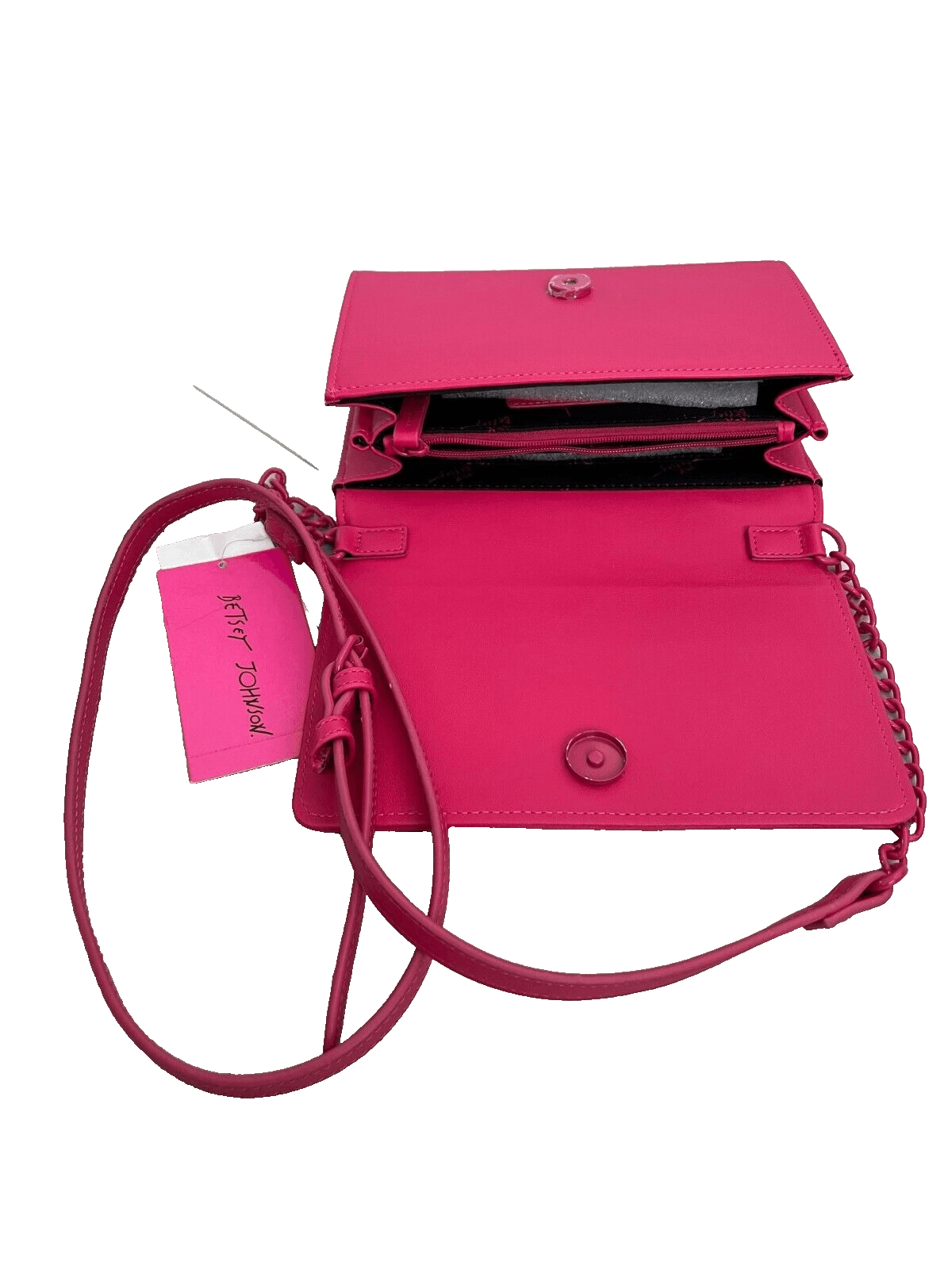 Betsey Johnson Betsey Johnson Xosybil Crossbody Skull Stud Bag Pink Size ONE SIZE - 5 Thumbnail