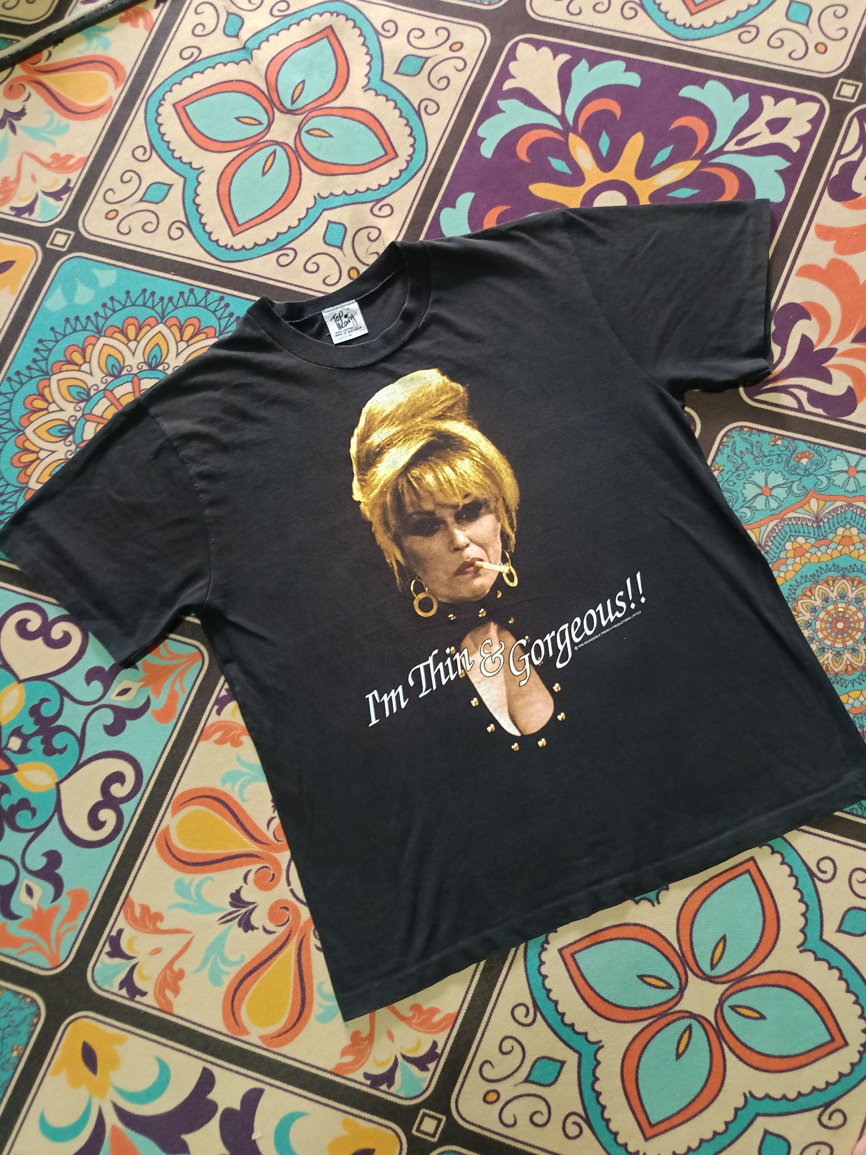 Vintage Vtg 90s Absolutely Fabulous movie film shirt Size US M / EU 48-50 / 2 - 7 Thumbnail
