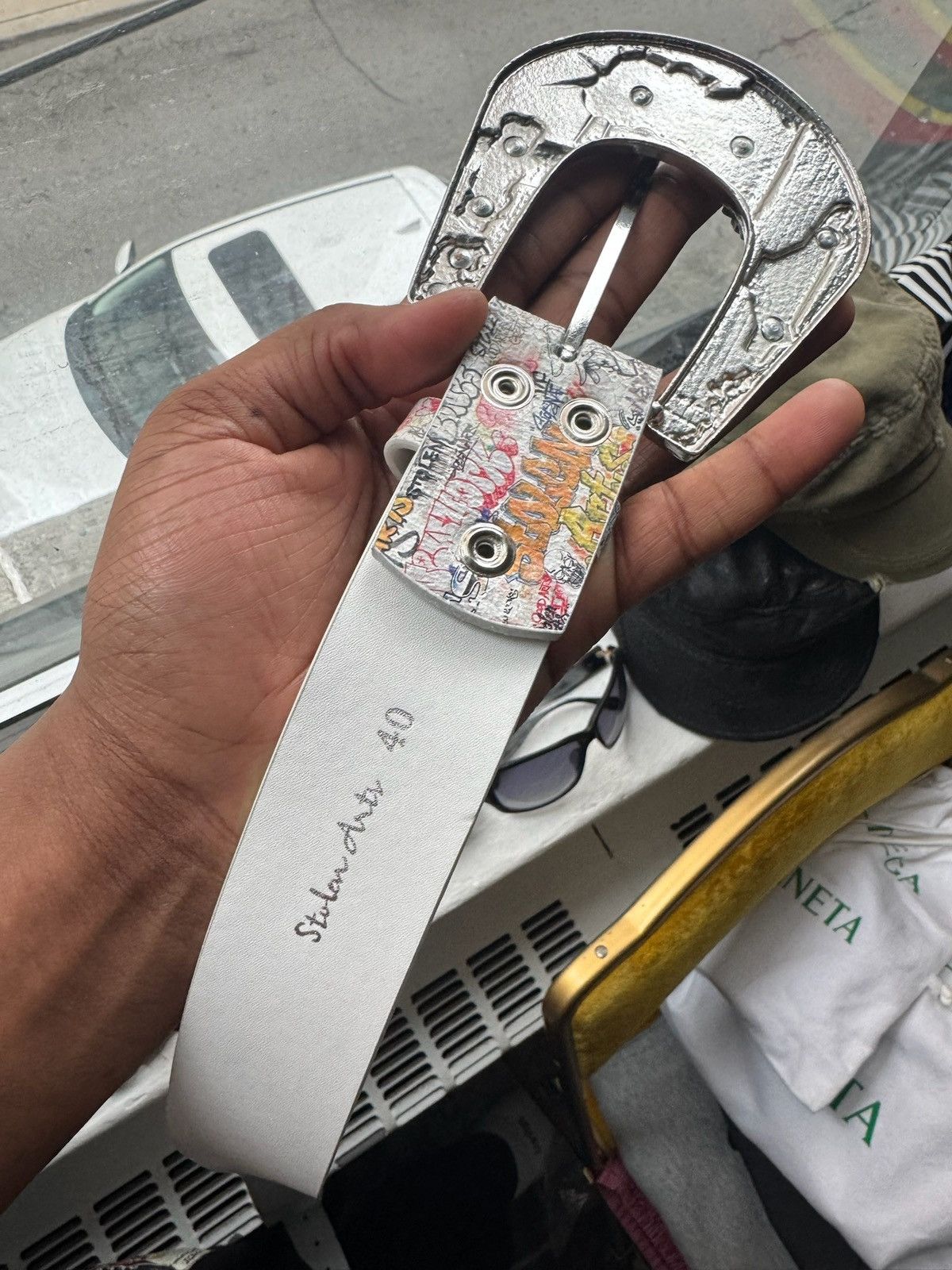 Other Stolen Arts NY Graffiti Belt 40 Size 40 - 4 Thumbnail