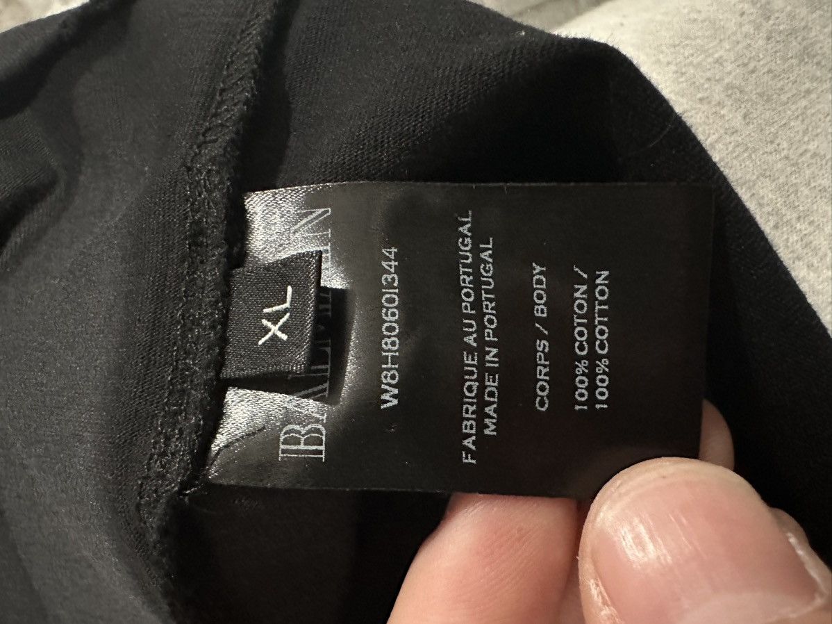 Balmain Balmain Apocalypse Logo T-Shirt Size US XL / EU 56 / 4 - 3 Thumbnail
