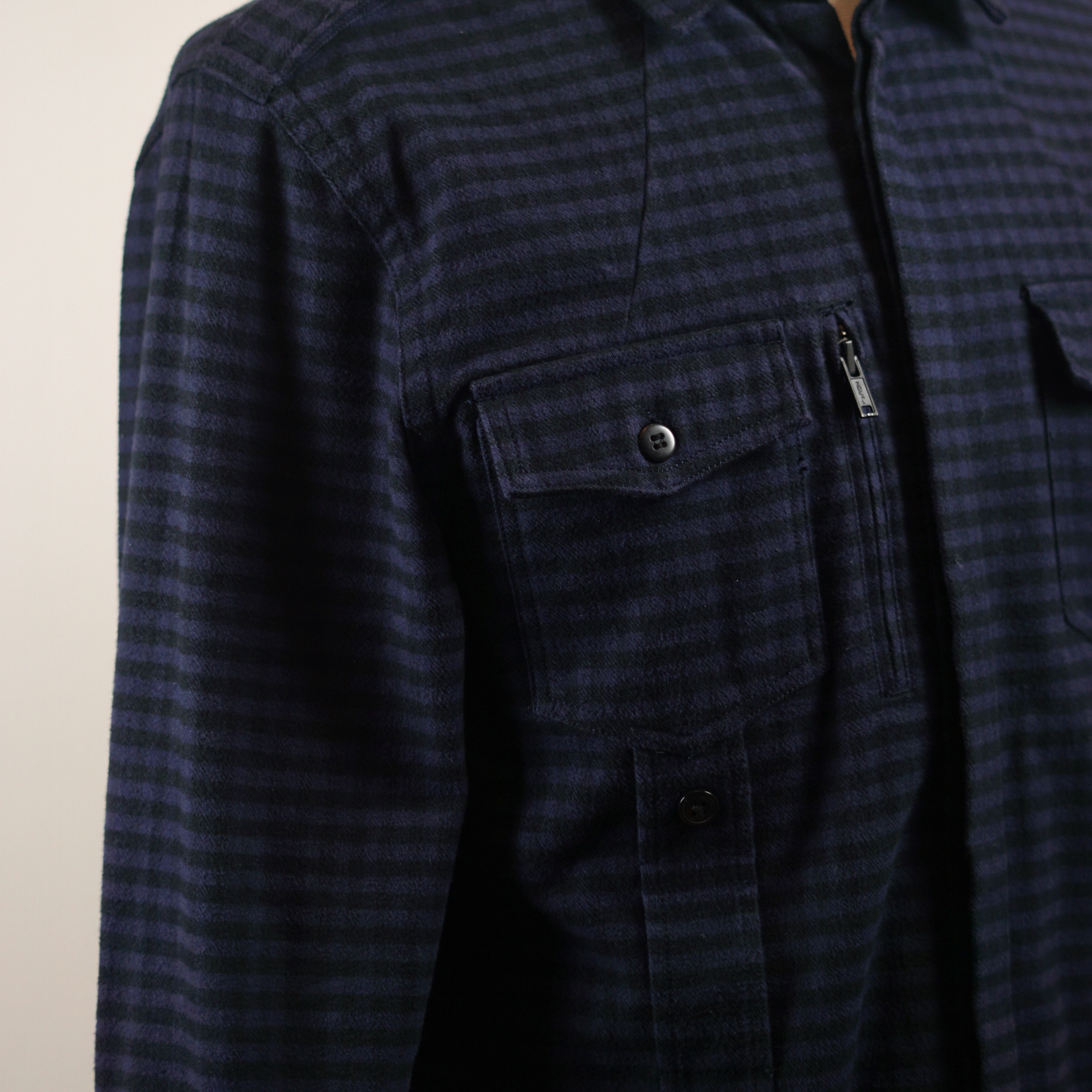 7 For All Mankind Checked Military Button-Up Shirt Size US M / EU 48-50 / 2 - 5 Thumbnail