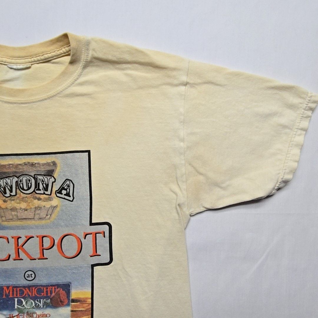 Vintage Vintage I Won A Jackpot Graphic Tee Casino M Mens Shirt Size US M / EU 48-50 / 2 - 5 Thumbnail