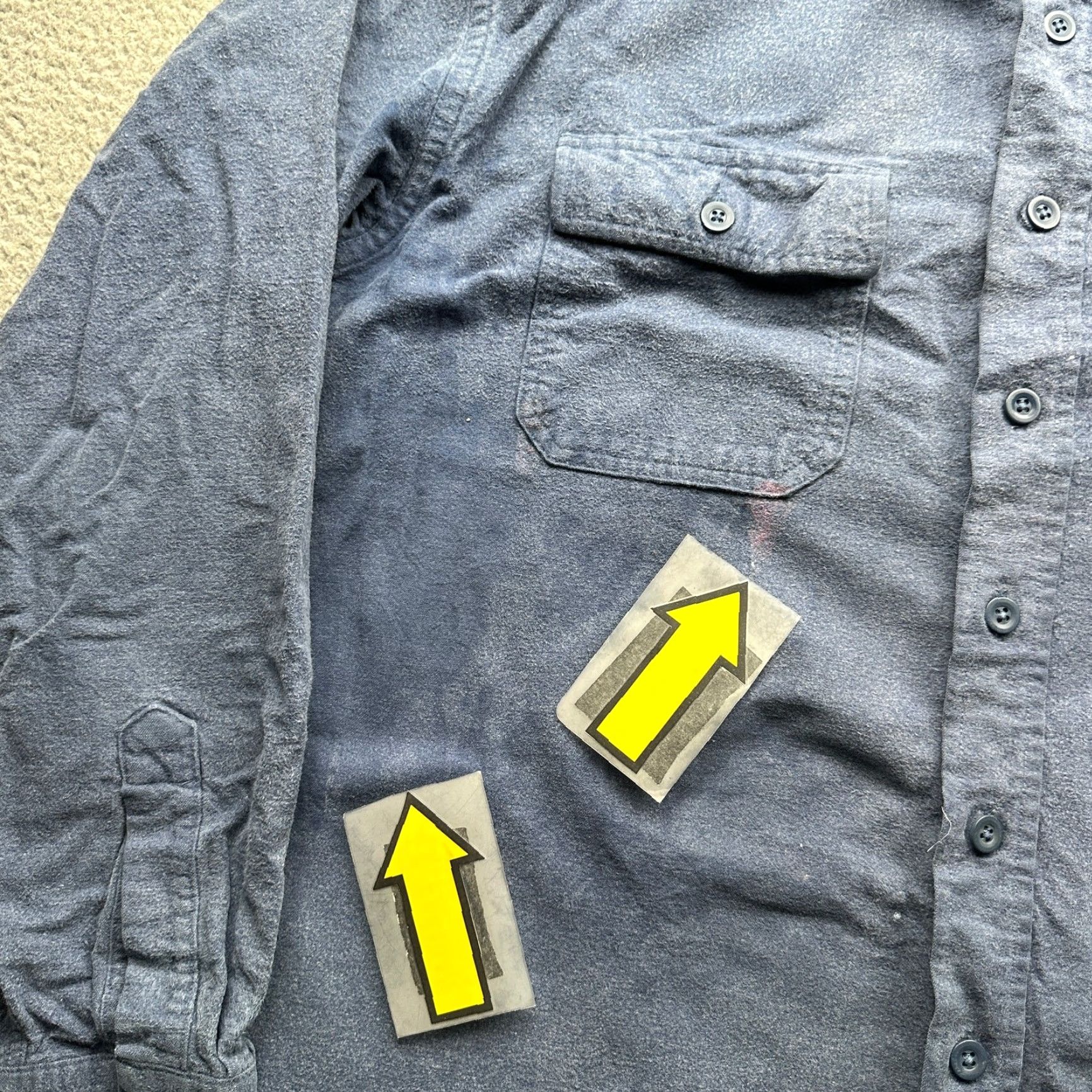 Vintage VINTAGE LL Bean MT04 Chamois Flannel Shirt Mens XL Tall Long Sleeve Blue Pocket Size US XL / EU 56 / 4 - 6 Thumbnail