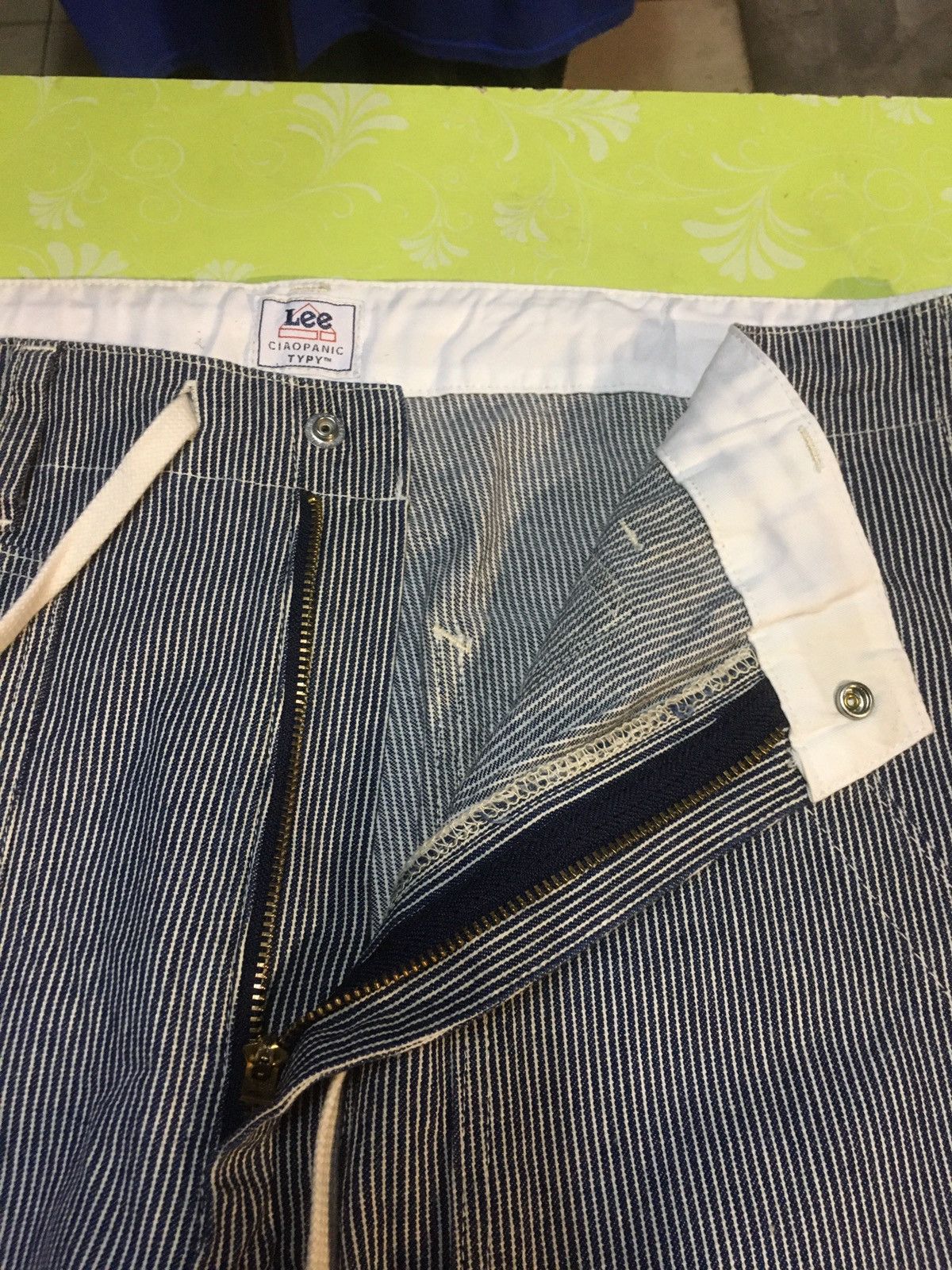 Lee Lee sanforised hickory baker pants Size US 34 / EU 50 - 4 Thumbnail
