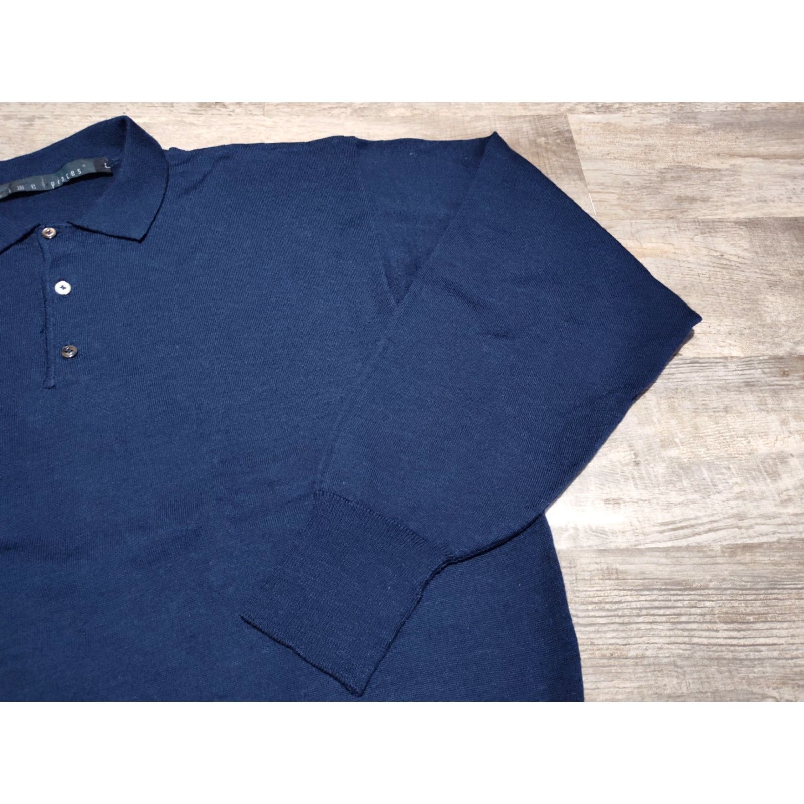 Vintage Vintage Time Pieces Men’s Wool Sweater Size L Blue Pullover Casual Formal Outdoor Preppy Size US L / EU 52-54 / 3 - 3 Thumbnail