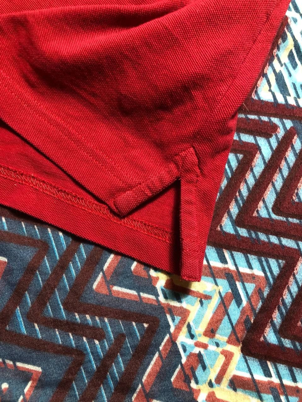 Belstaff Streetwear red T-Shirt Belstaff logo polos Y2K Vintage Size US M / EU 48-50 / 2 - 11 Thumbnail