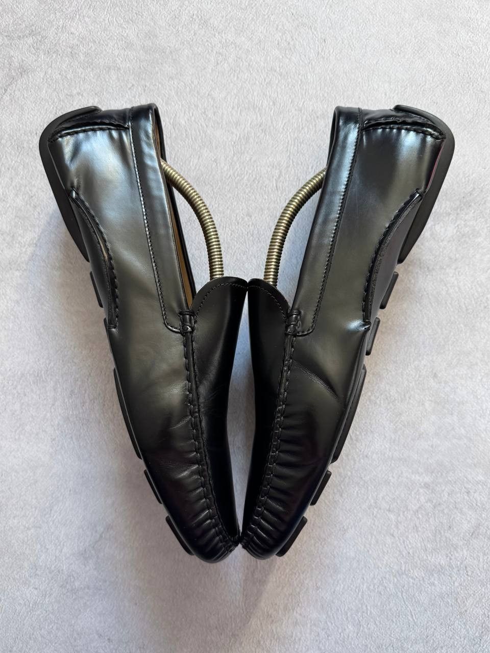 Bally Bally Walton Leather Drivers Black Loafers Men's Shoes Size US 12 / EU 45 - 2 Thumbnail