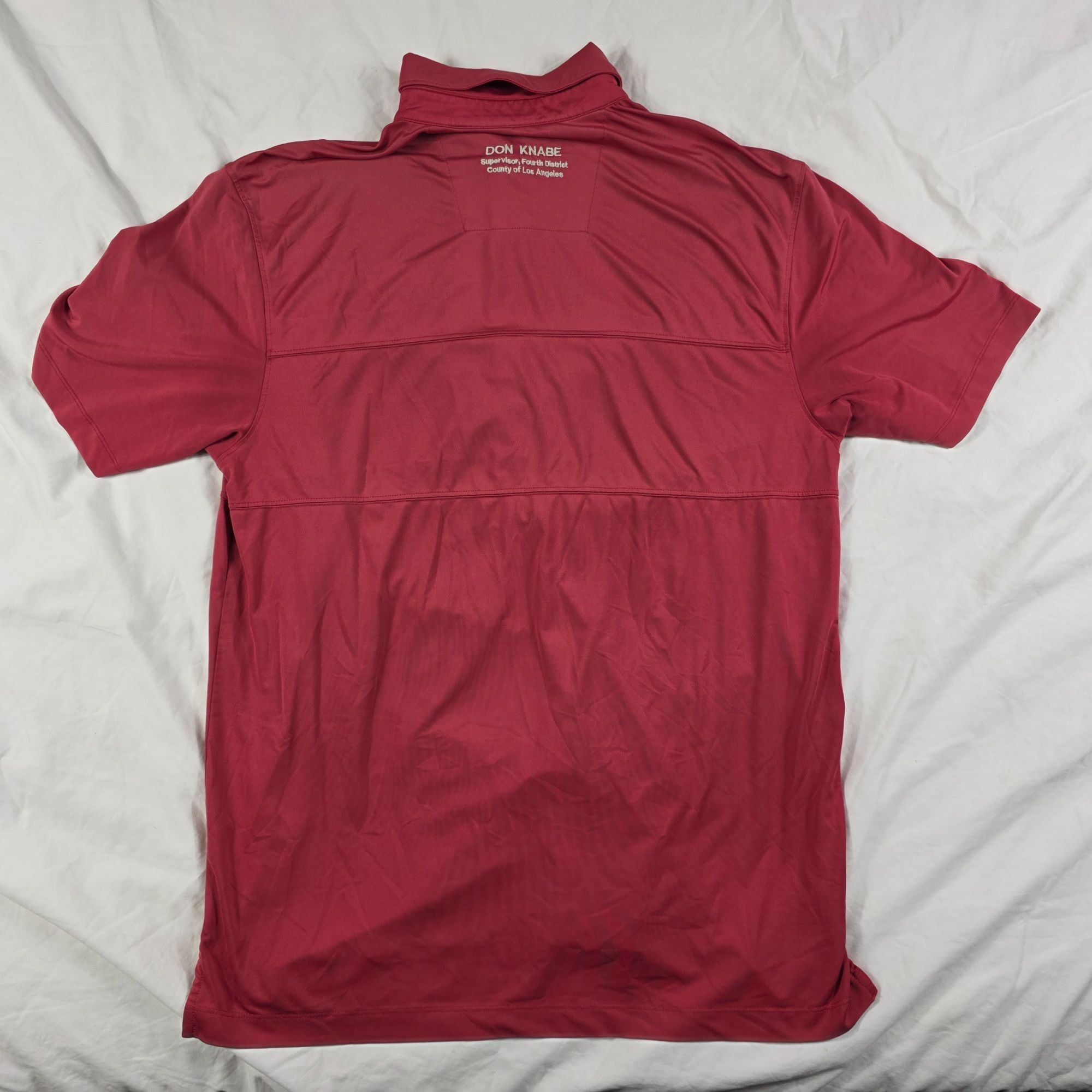 Other Matte Grey Mens Size Large Red Golf Polo Shirt Knabe Cup Per Size US XL / EU 56 / 4 - 2 Thumbnail