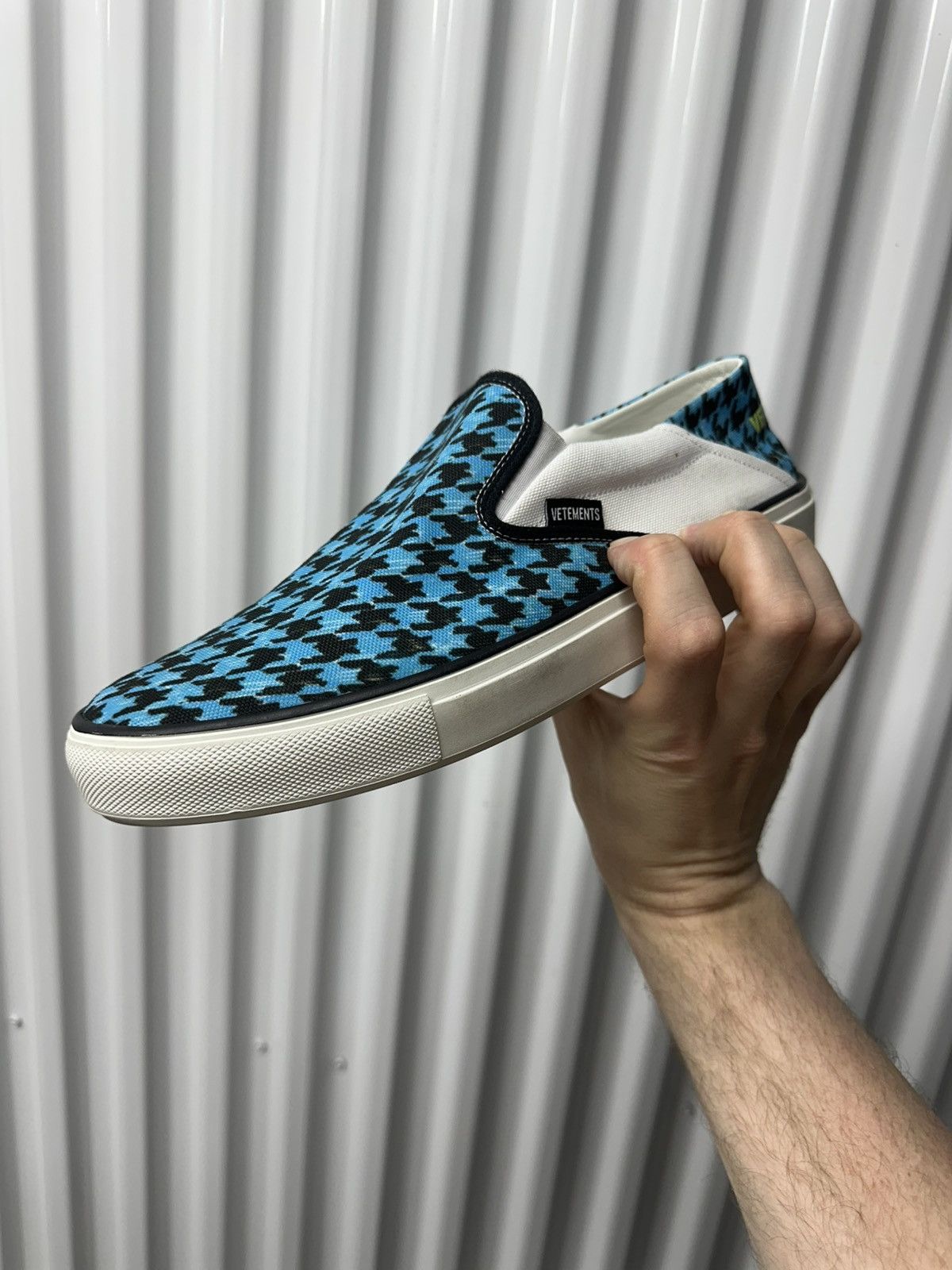 Vetements Vetements Blue Slip On Sneakers New Size US 10 / EU 43 - 5 Thumbnail